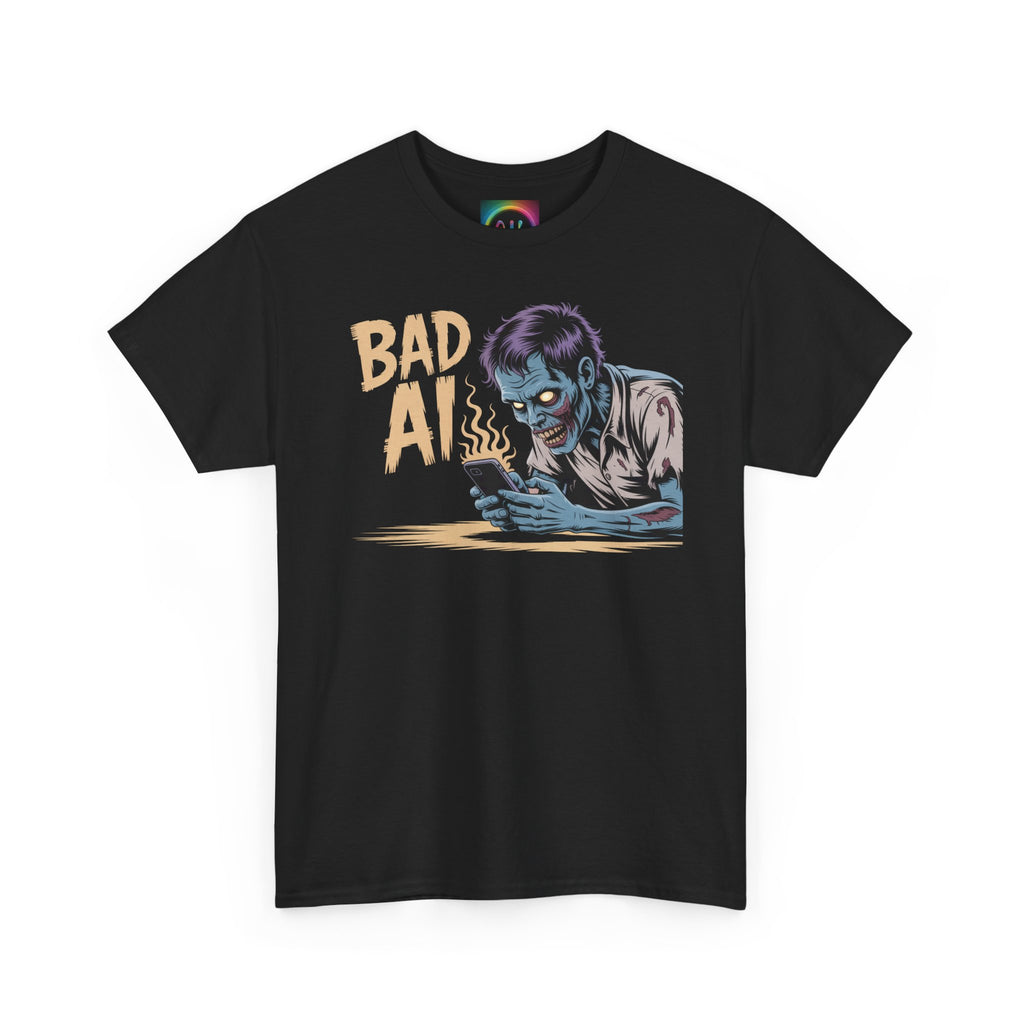 Bad AI "ZOMBIE SCROLL" Unisex Heavy Blend™ Graphic Tee
