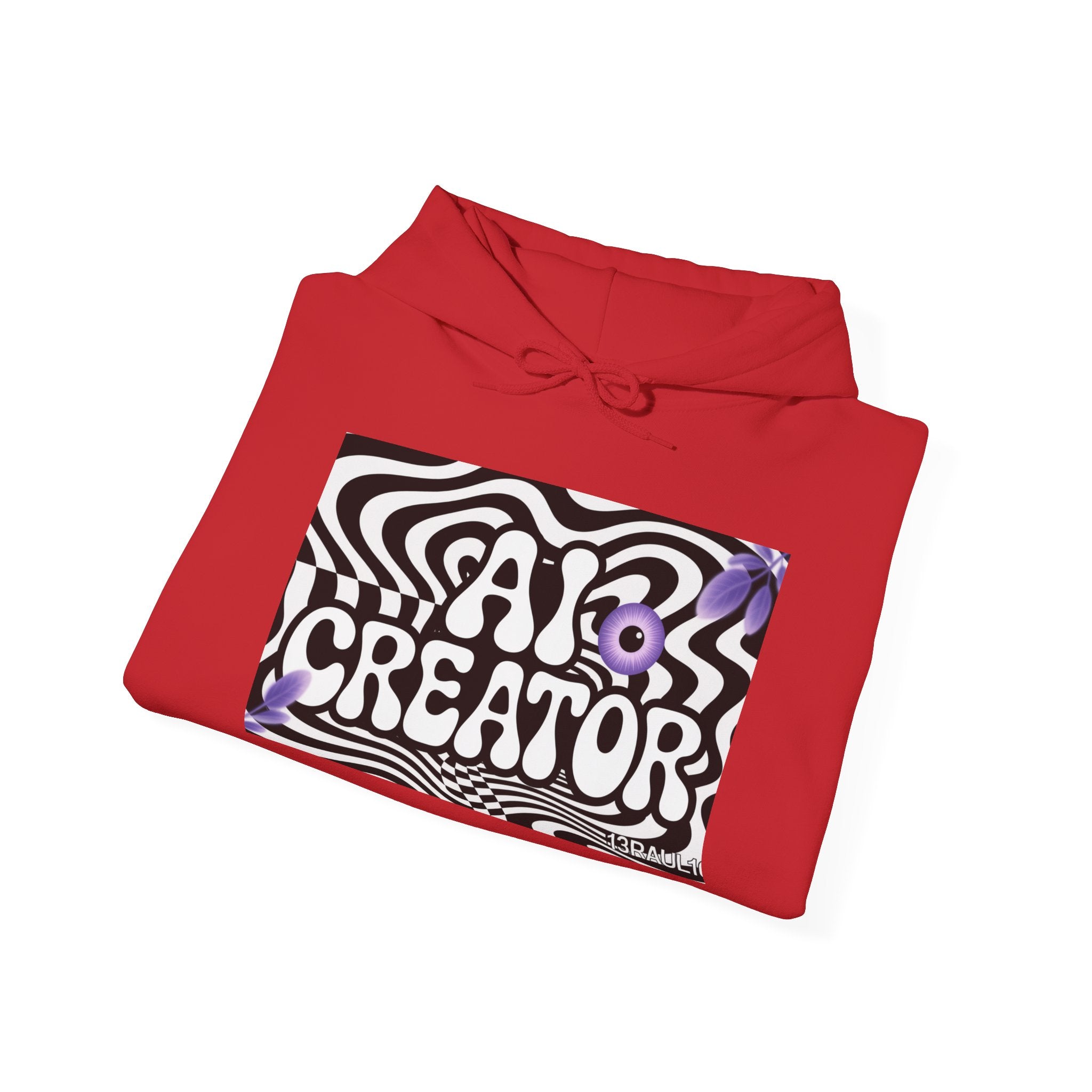 AI Creator  "Optic Loop" Unisex Heavy Blend™ Hooded Sweatshirt