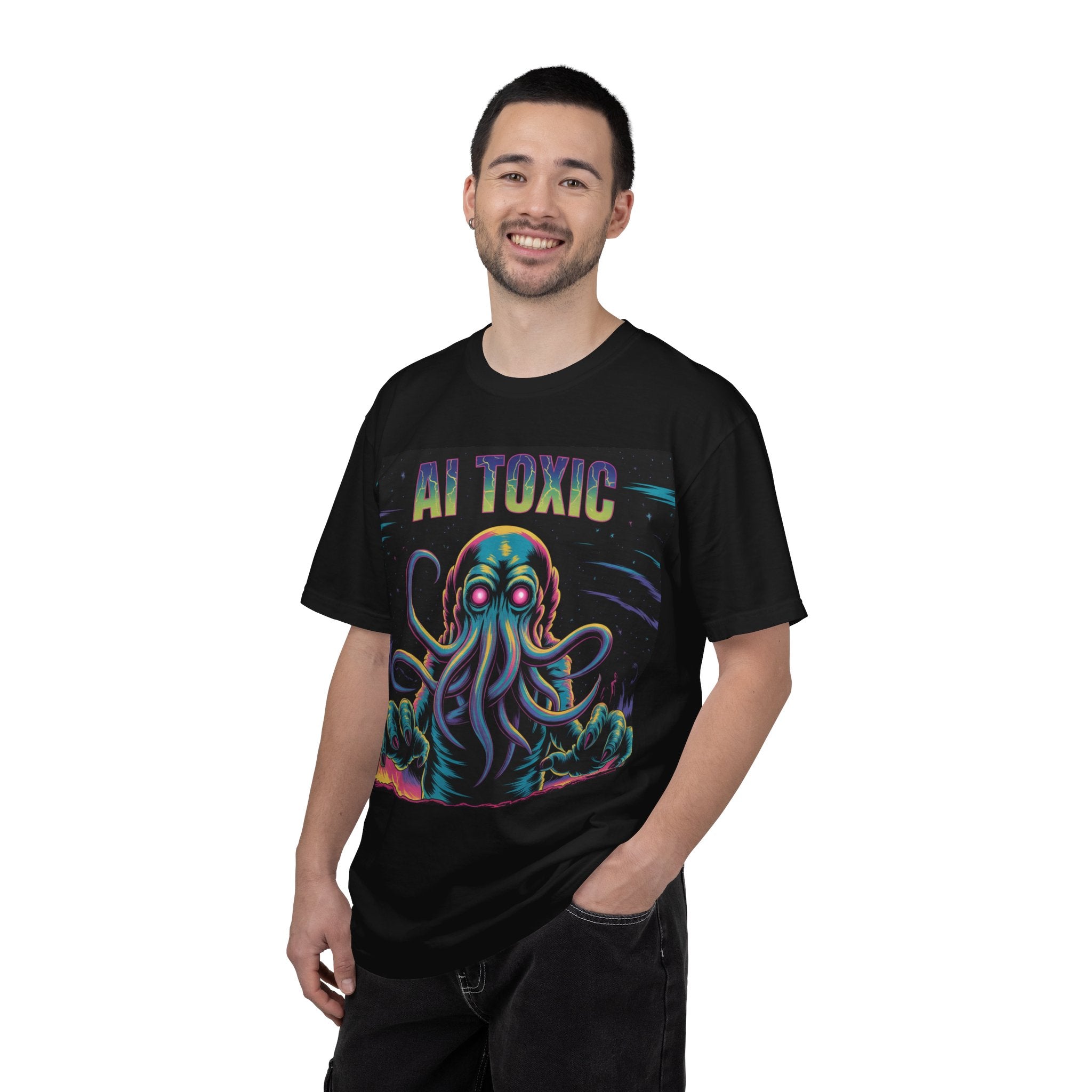 AI TOXIC  "Data Overlord" Unisex Garment-Dyed T-shirt