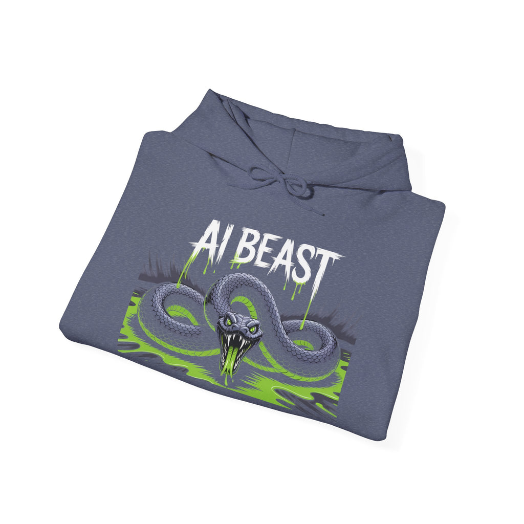 AI BEAST "Digital Venom" Unisex Heavy Blend™ Crewnwck Hoodie