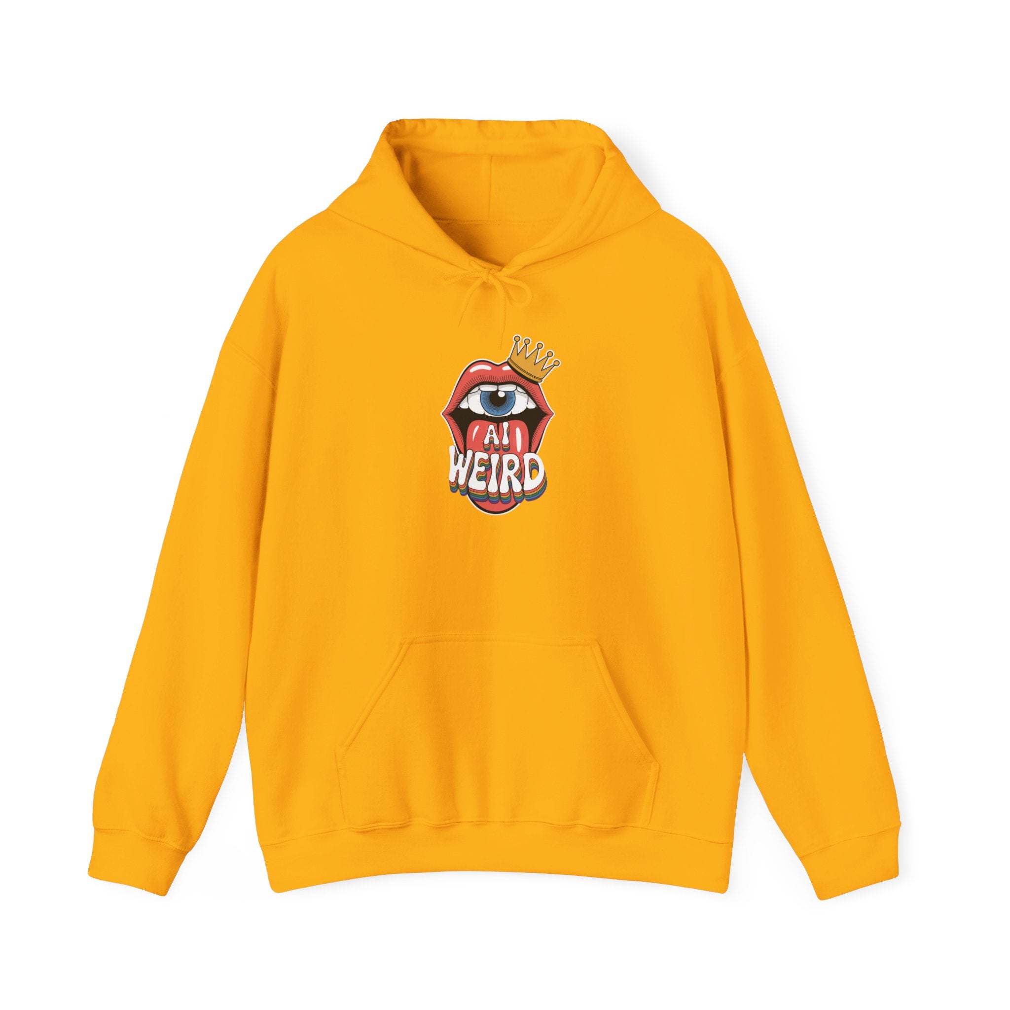 Ai Weird  "Royal Oddbyte" Unisex Heavy Blend™ Hooded Sweatshirt