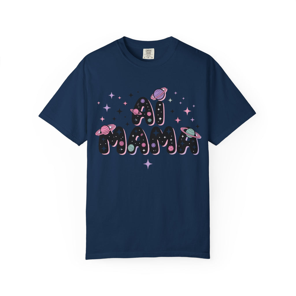 AI Mama "Digital Daydreamer" Unisex Garment-Dyed T-shirt