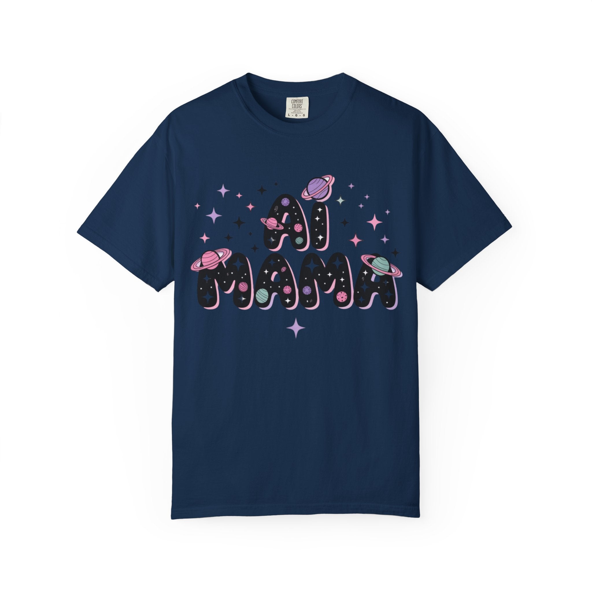 AI Mama "Digital Daydreamer" Unisex Garment-Dyed T-shirt