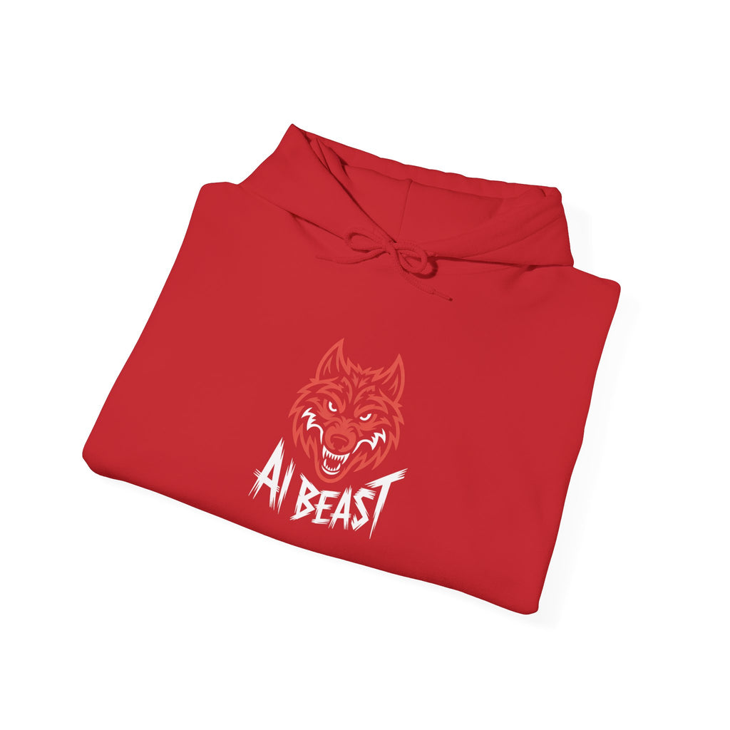AI BEAST " Alpha Mode "  Unisex Heavy Blend™ Hooded Sweatshirt