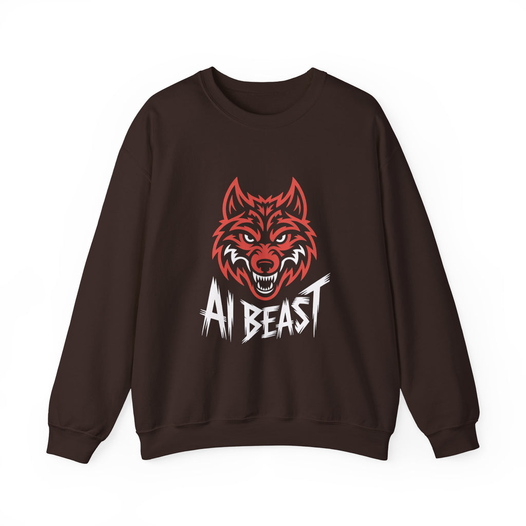 AI BEAST " Alpha Mode " Unisex Heavy Blend™ Crewneck Sweatshirt