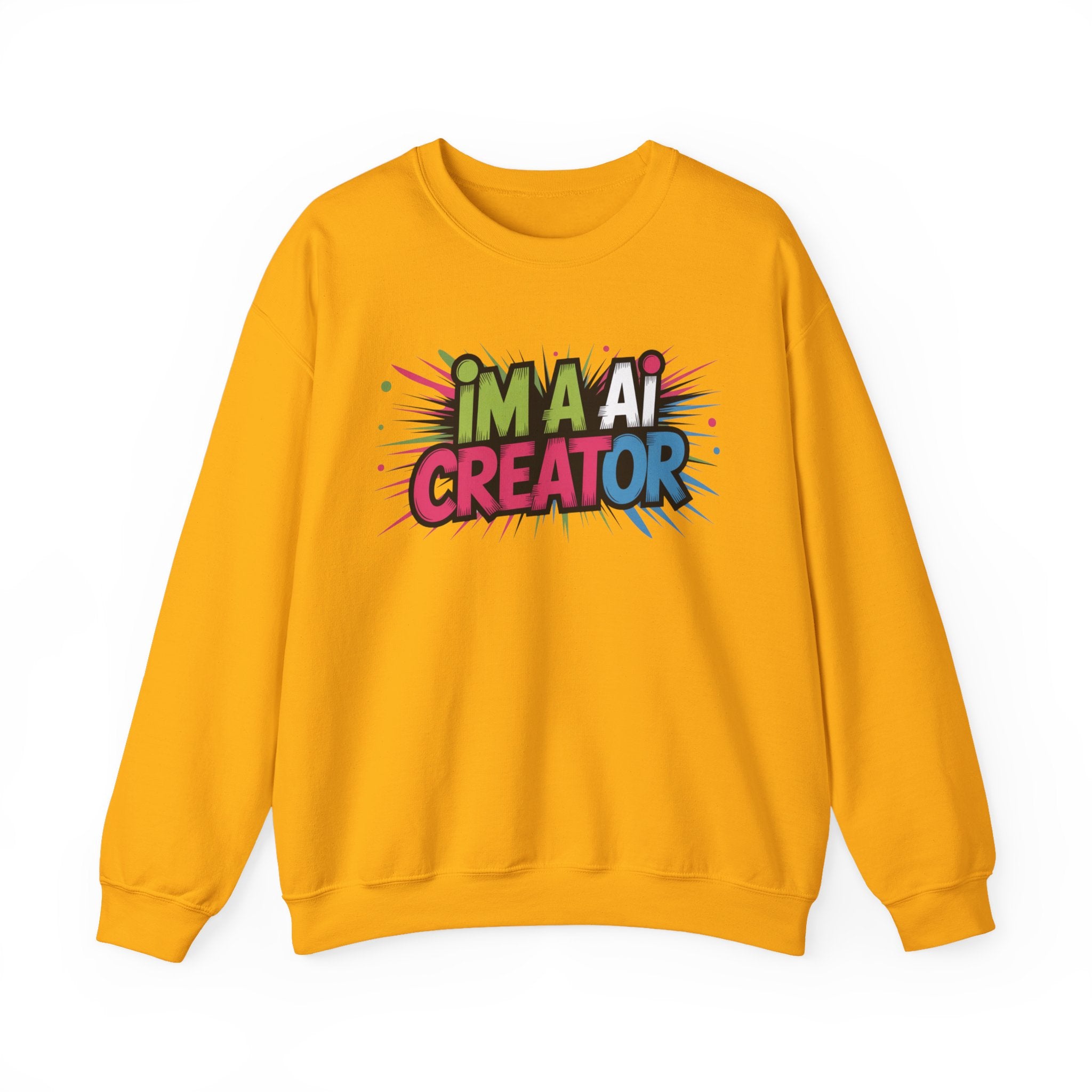 AI Creator  "Code Splash" Unisex Heavy Blend™ Crewneck Sweatshirt