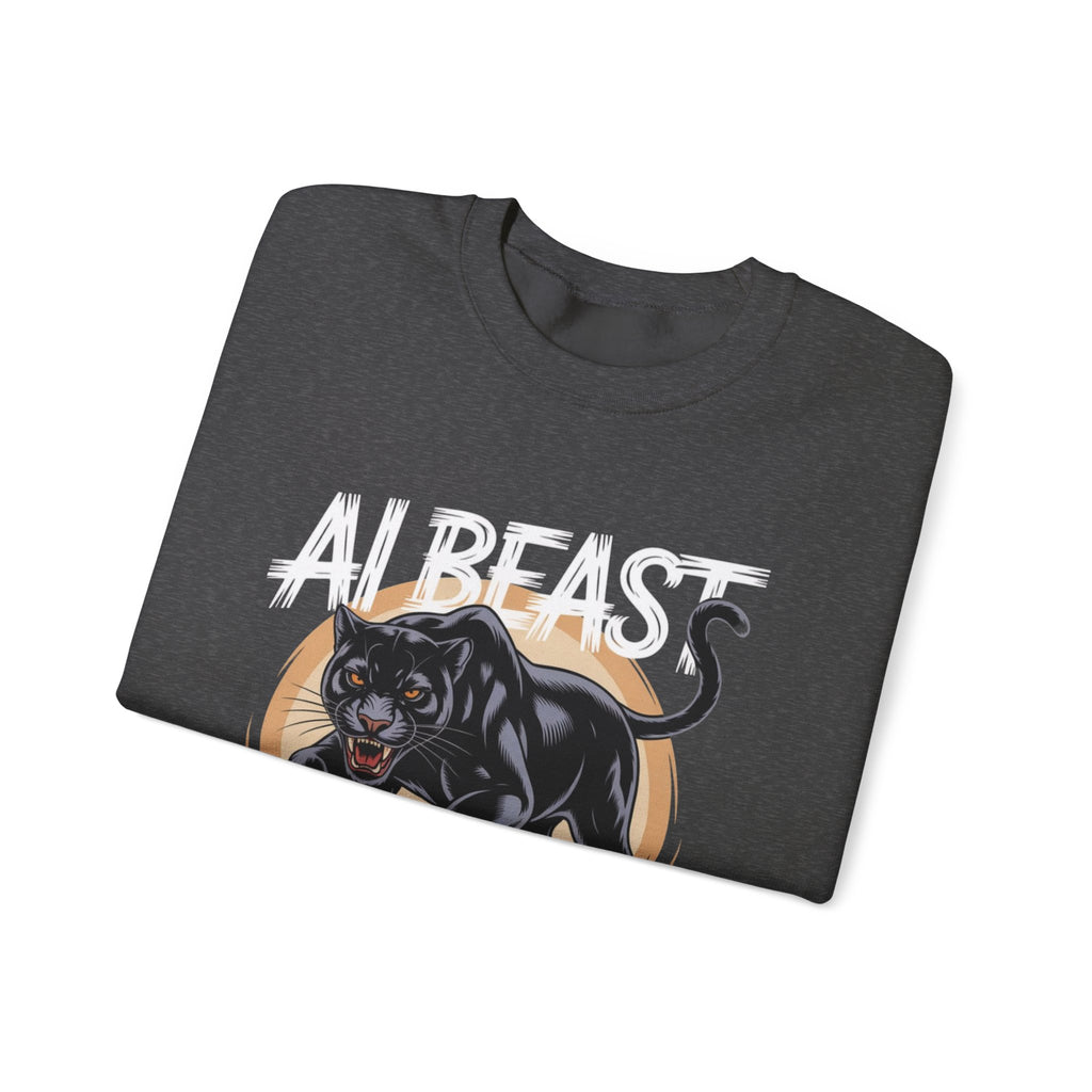 AI BEAST "Midnight Matrix" Unisex Heavy Blend™ Crewneck Sweatshirt