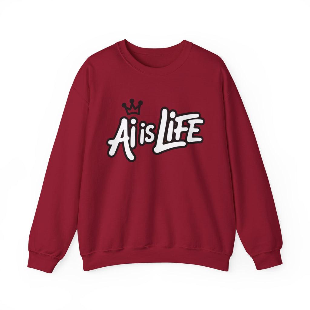 Ai is Life  "Crown Circuit" Unisex Heavy Blend™ Crewneck Sweatshirt