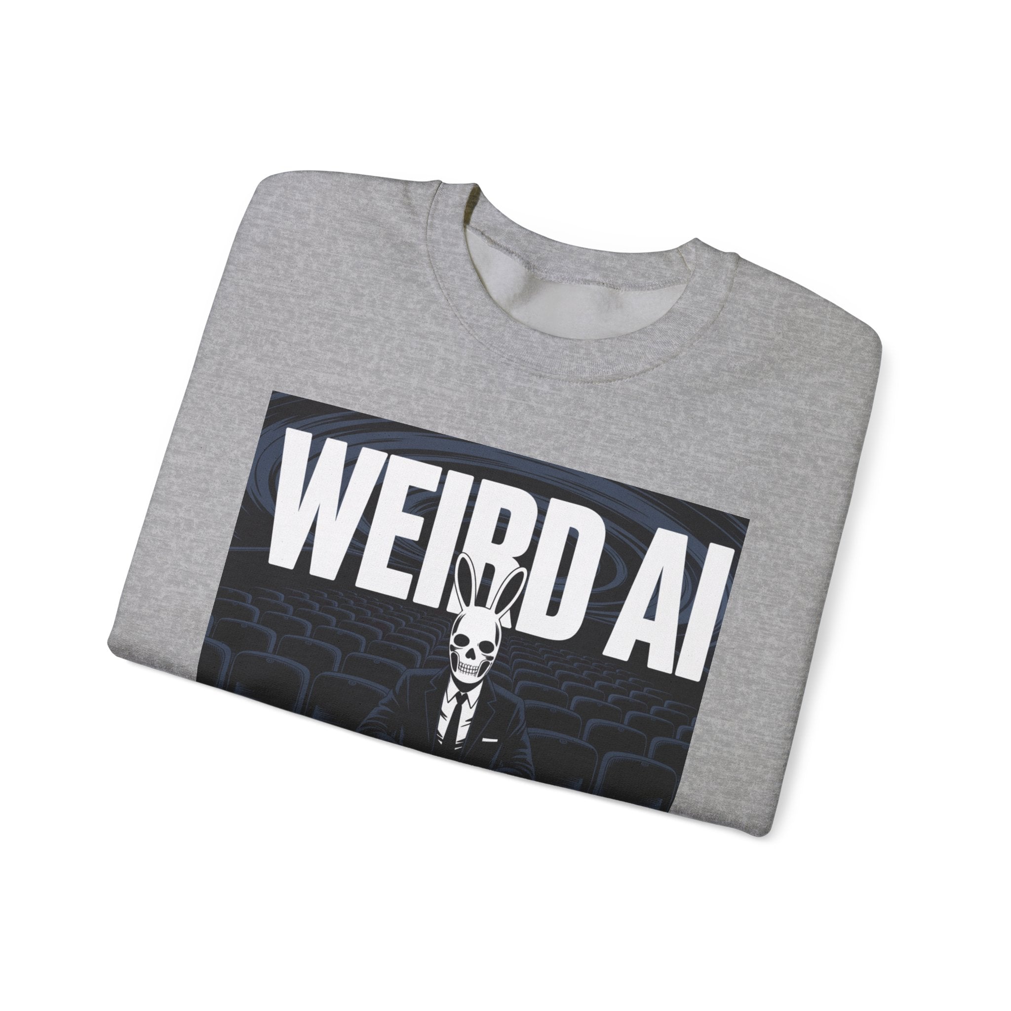 WEIRD AI " Backrooms Theater "  Unisex Heavy Blend™ Crewneck Sweatshirt
