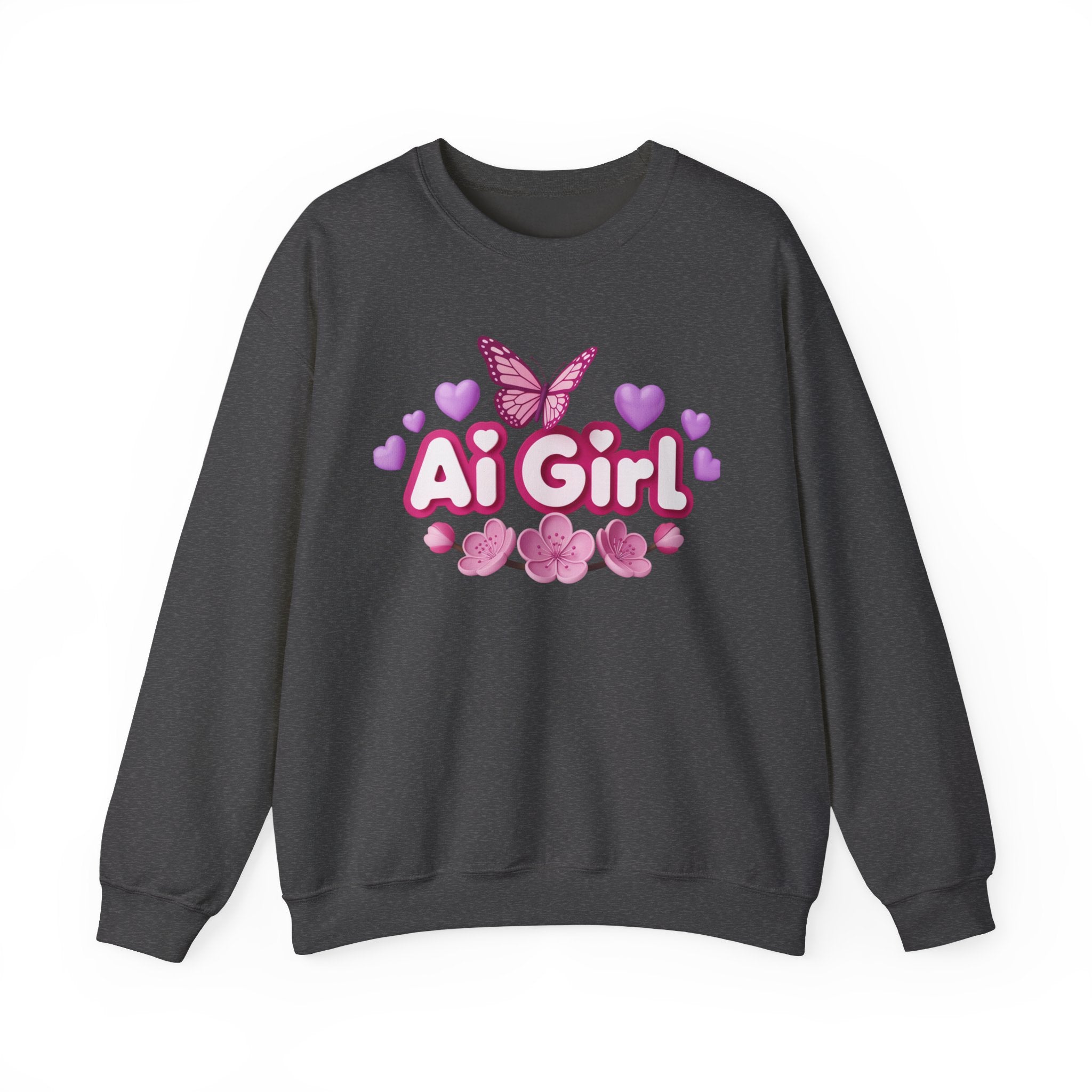 Ai Girl  "Cyber Cutie" Unisex Heavy Blend™ Crewneck Sweatshirt