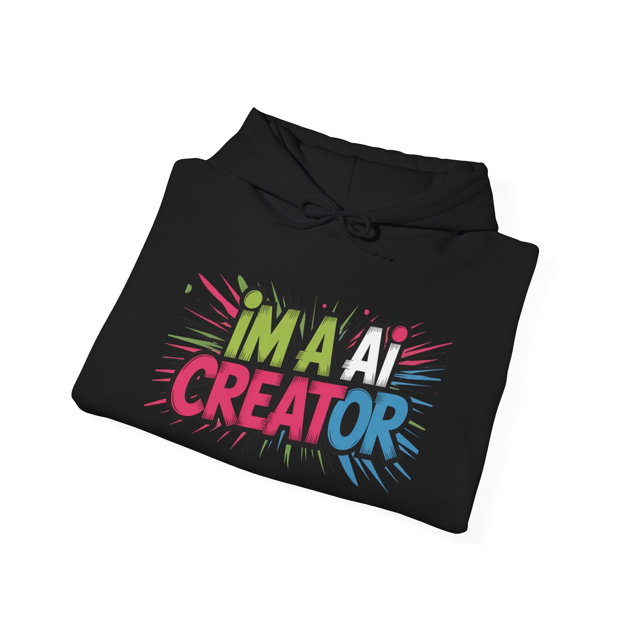 AI Creator  "Code Splash" Unisex Heavy Blend™ Hooded Sweatshirt
