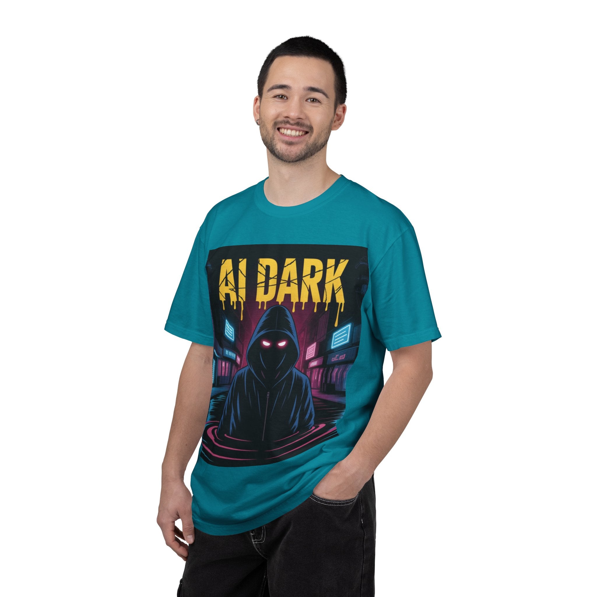 AI DARK  “Night Signal”  Unisex Garment-Dyed T-shirt