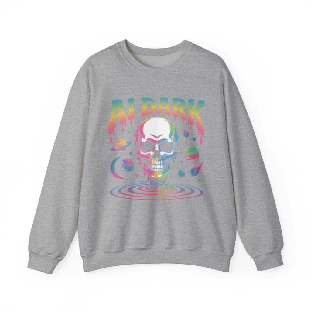 AI DARK “Death of Data” Unisex Heavy Blend™ Crewneck Sweatshirt