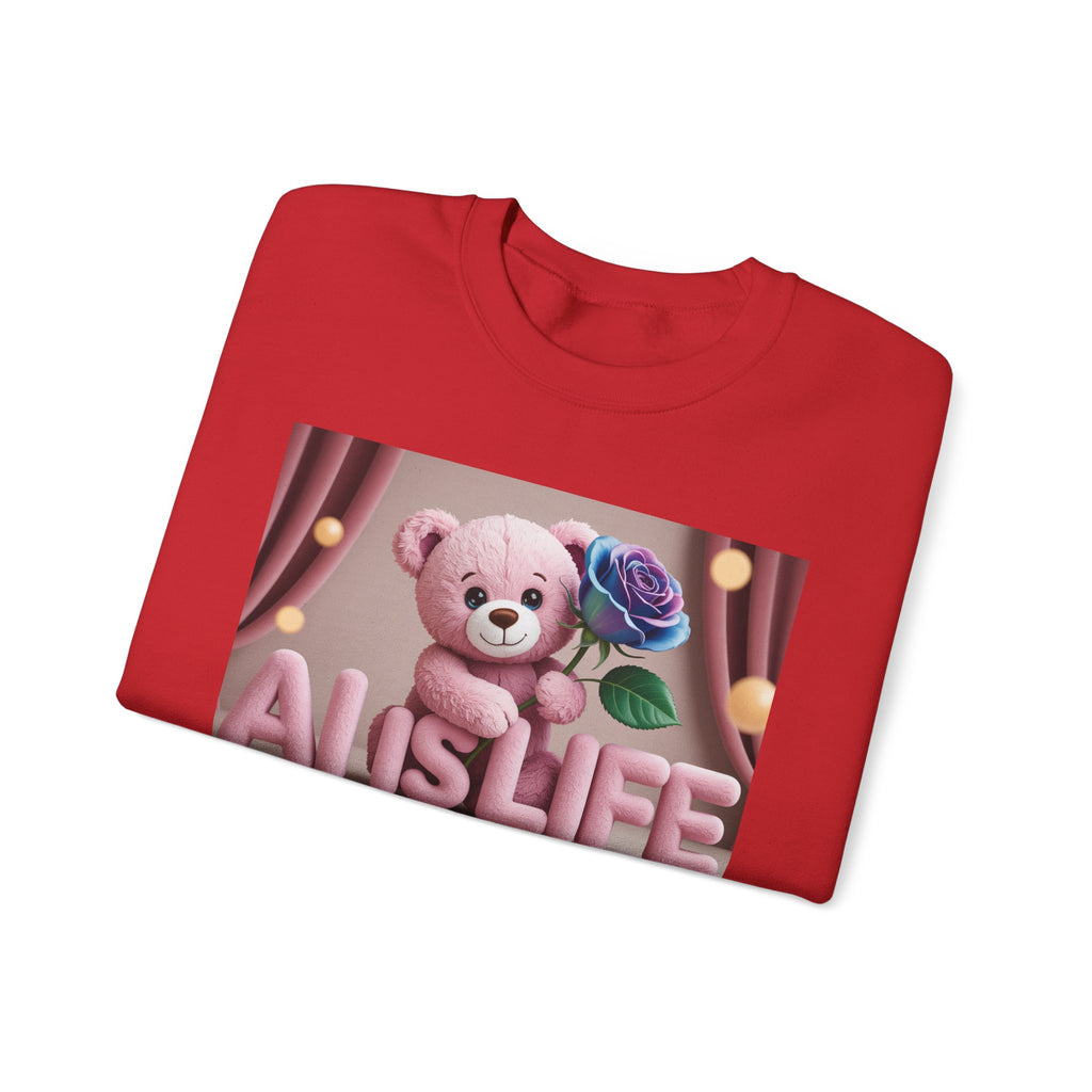 AI IS LIFE  "CUTE CIRCUIT" Unisex Heavy Blend™ Crewneck Sweatshirt