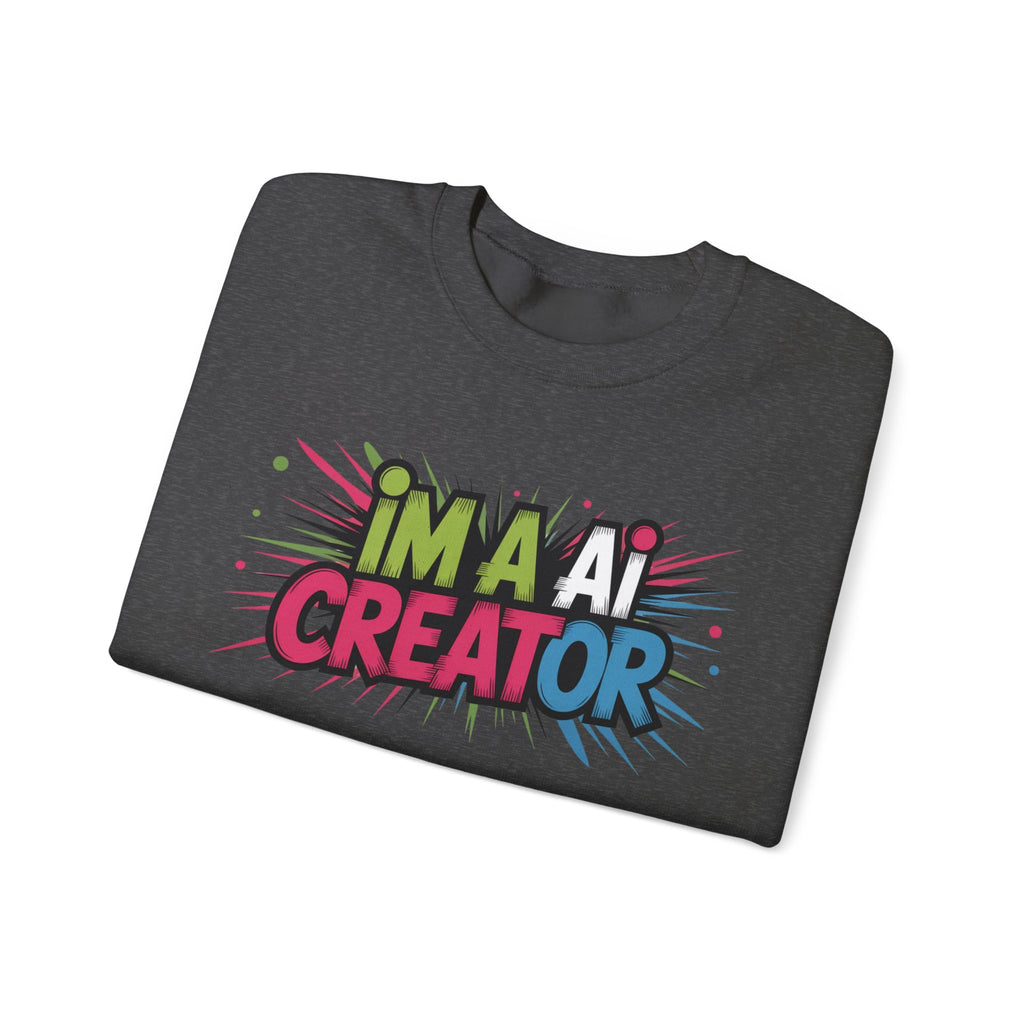 AI Creator  "Code Splash" Unisex Heavy Blend™ Crewneck Sweatshirt