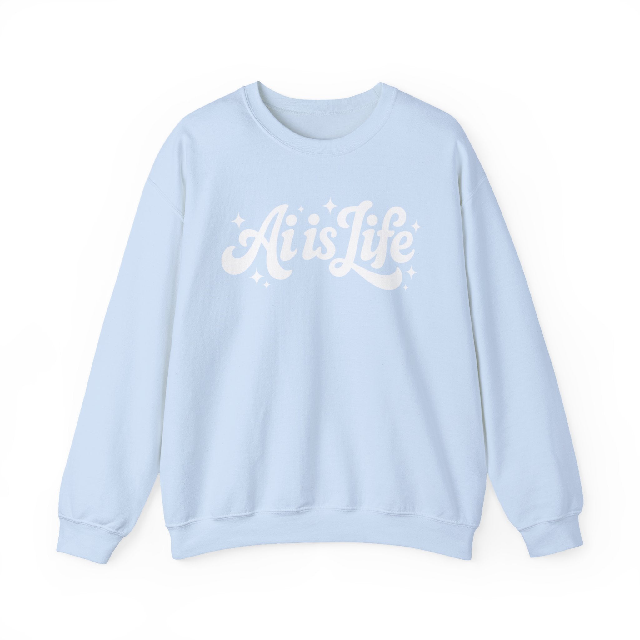Ai is Life  "TechFlow Energy" Unisex Heavy Blend™ Crewneck Sweatshirt