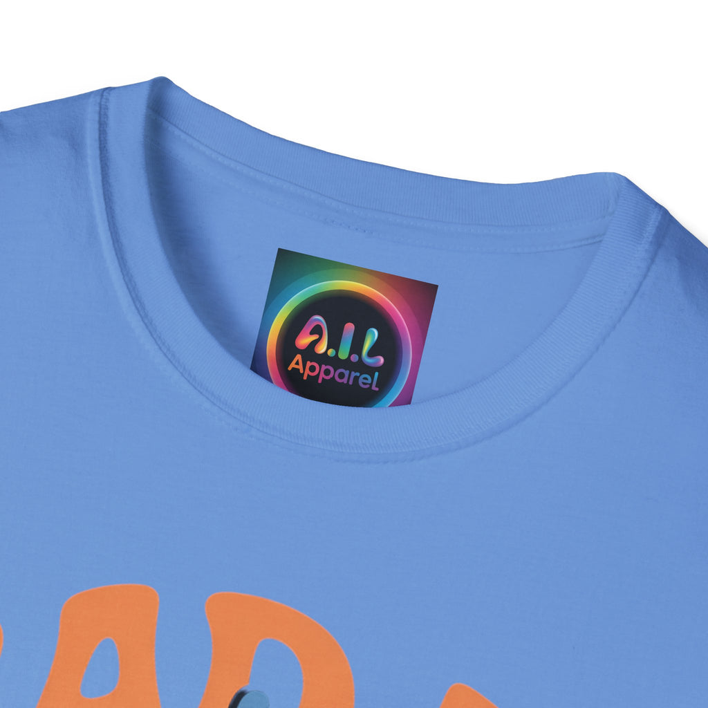 Bad AI Graphic T-Shirt — Middle Finger Skeleton Hand with Smiley Faces