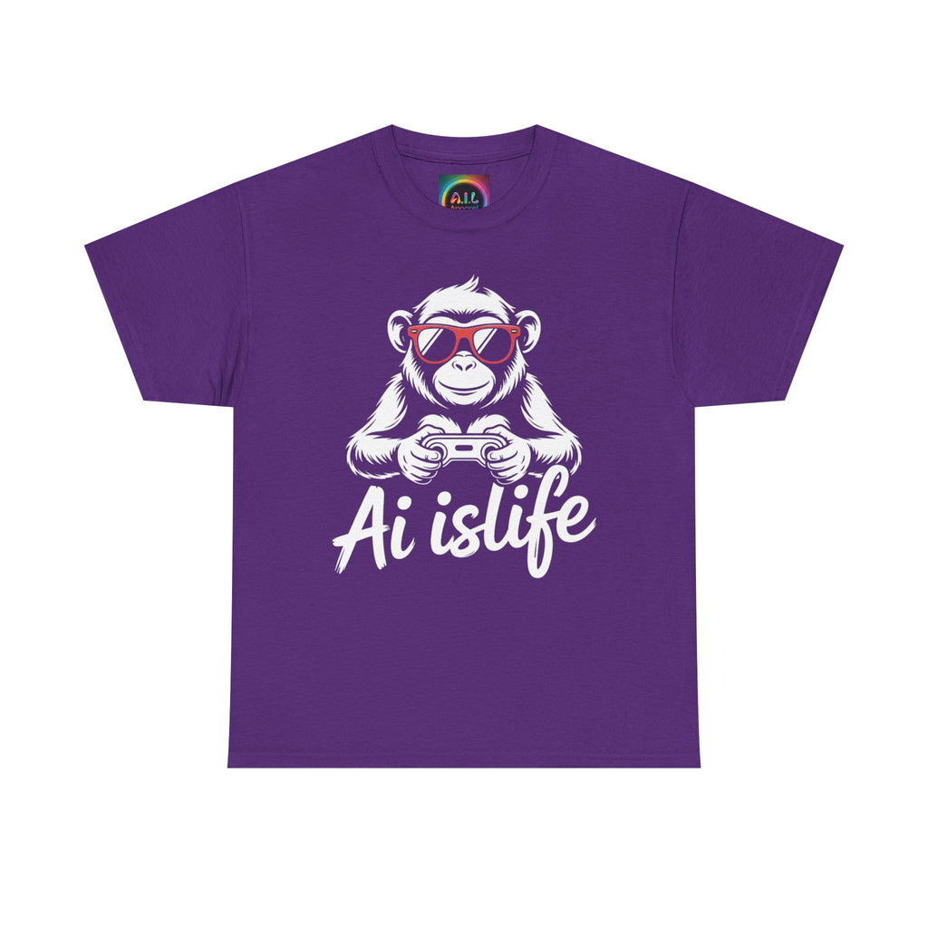 AI Is Life "GAMER CHIMP ELITE" Unisex Graphic T-Shirt