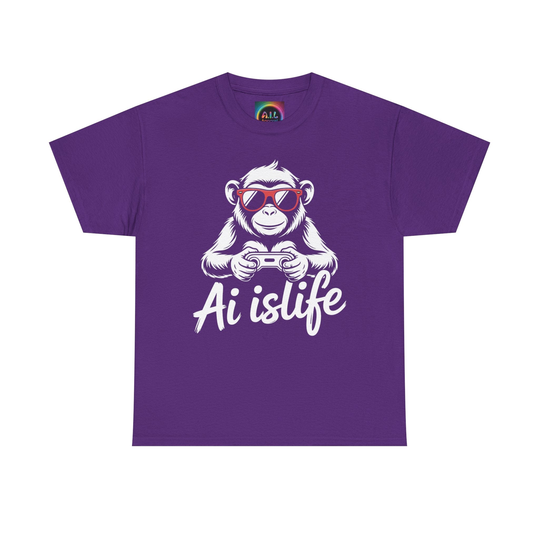 AI Is Life "GAMER CHIMP ELITE" Unisex Graphic T-Shirt