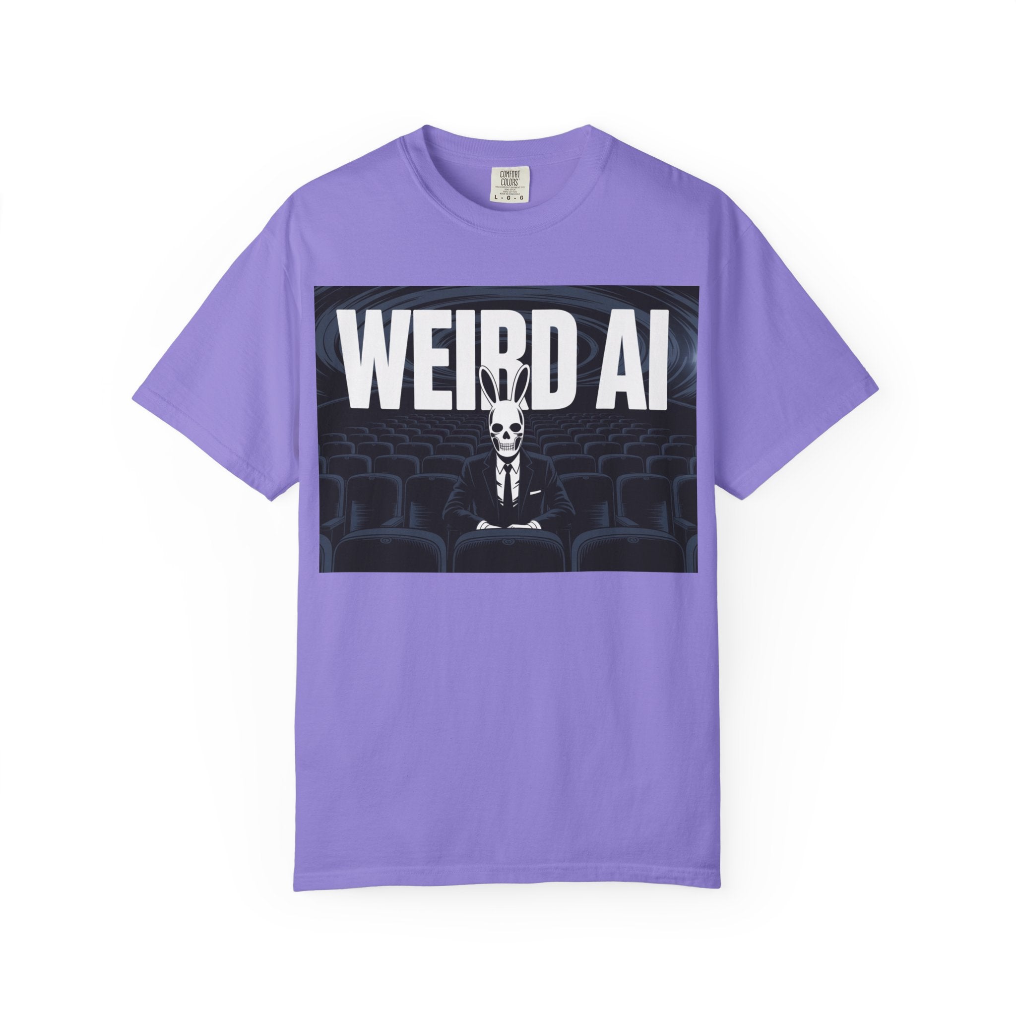 WEIRD AI  " Backrooms Theater " Unisex Garment-Dyed T-shirt