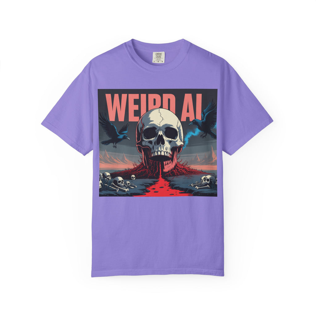 Weird AI  "Skeleton Volcano Edition”  Unisex Garment-Dyed T-shirt
