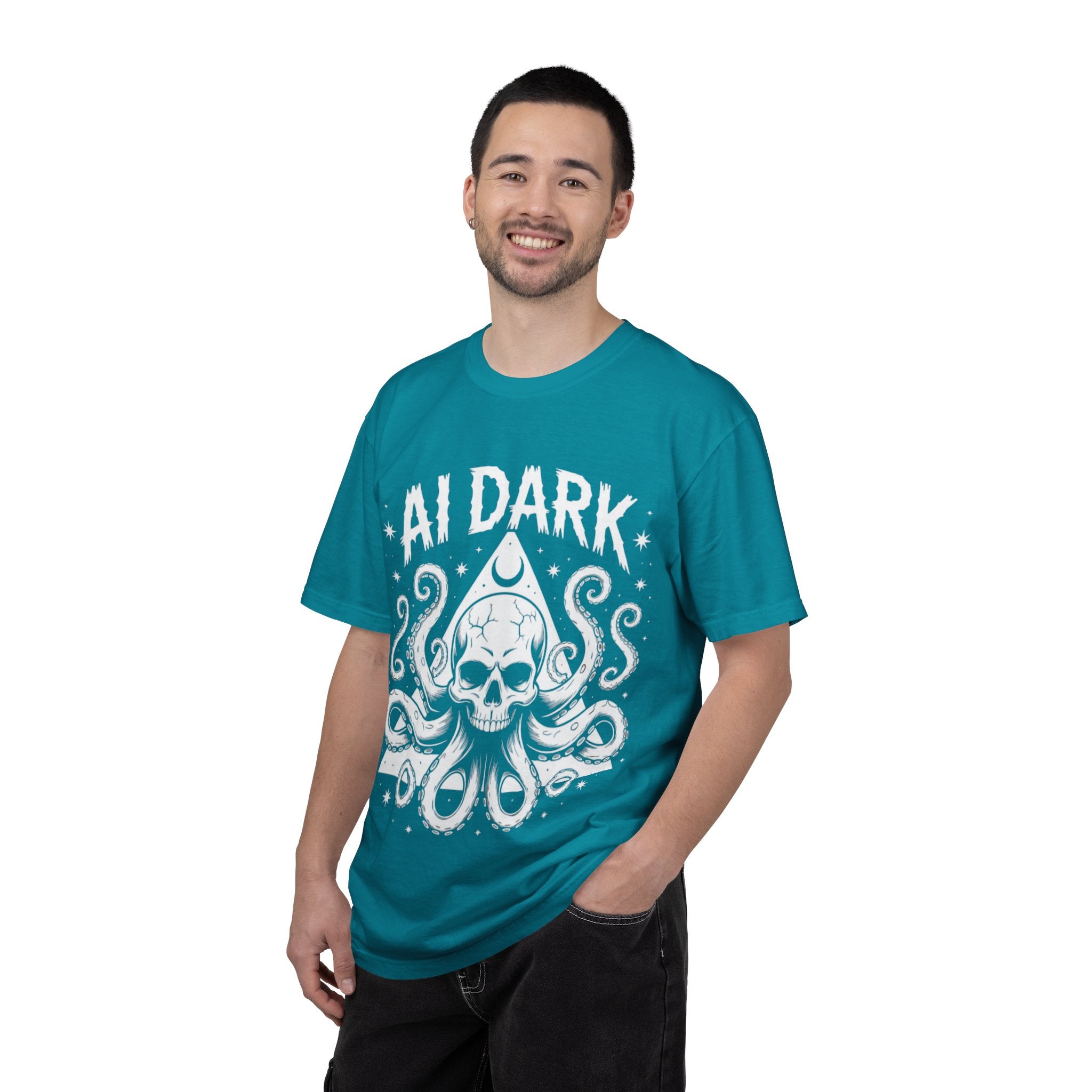 AI Dark  "Nightmare Network"  Unisex Garment-Dyed T-shirt