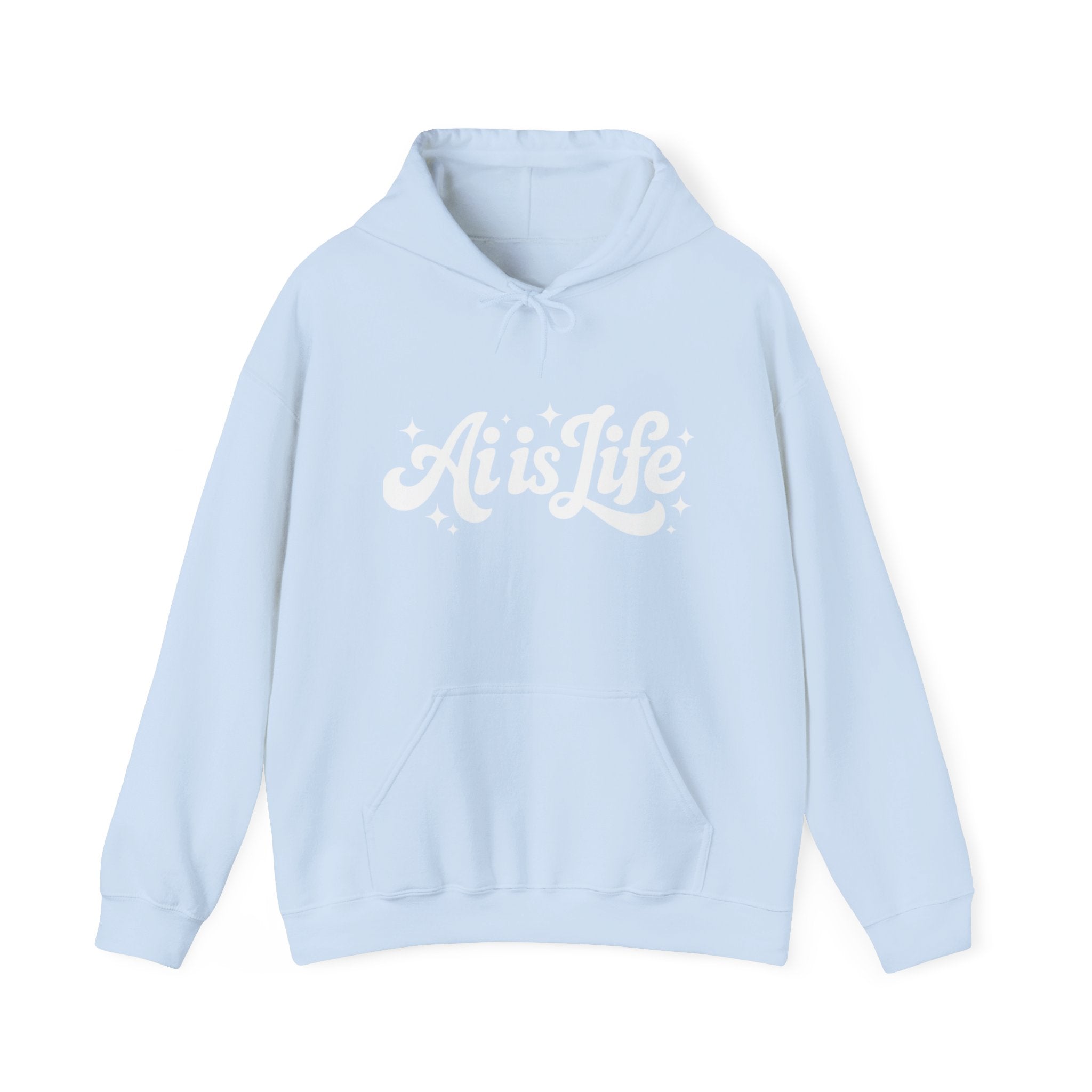 Ai is Life  "TechFlow Energy" Unisex Heavy Blend™ Hooded Sweatshirt