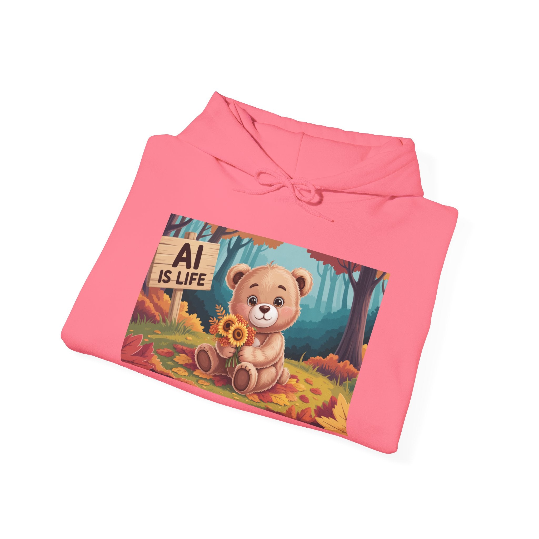 AI IS LIFE  " Cuddle Code "  Unisex Heavy Blend™ Hooded Sweatshirt