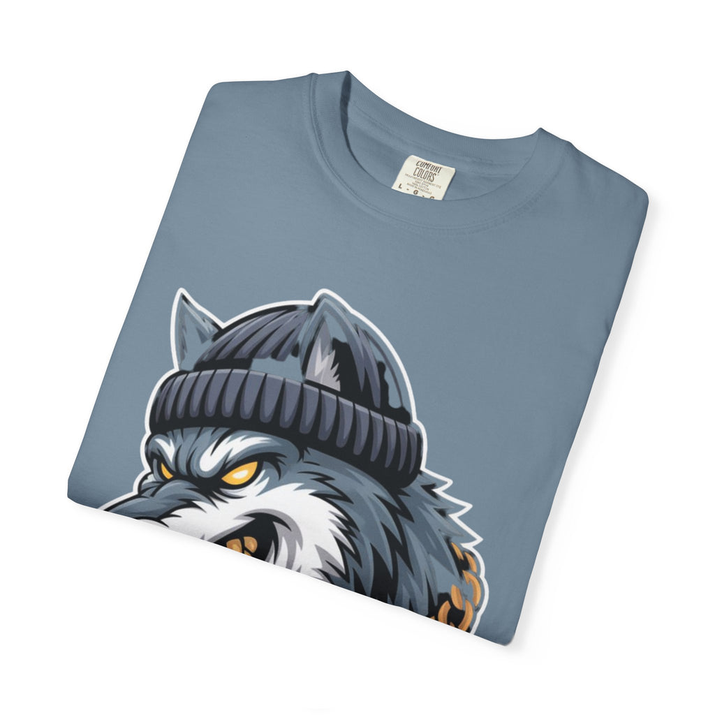 AI BEAST  "Wolf Byte Syndicate " Unisex Garment-Dyed T-shirt