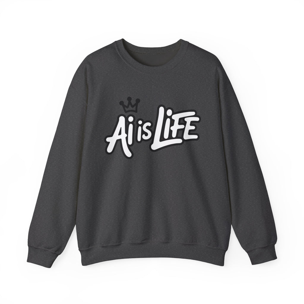 Ai is Life  "Crown Circuit" Unisex Heavy Blend™ Crewneck Sweatshirt