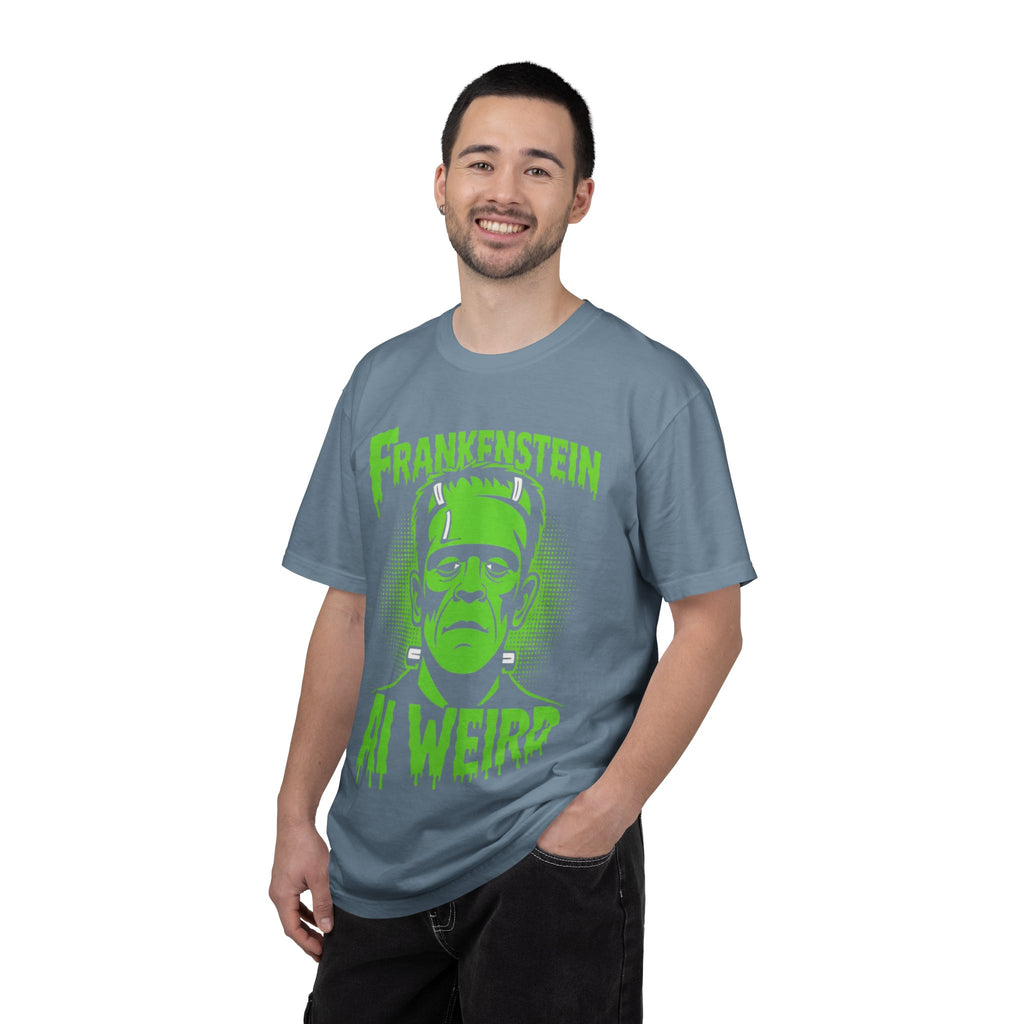 AI Weird  "Frankenbyte" Unisex Garment-Dyed T-shirt
