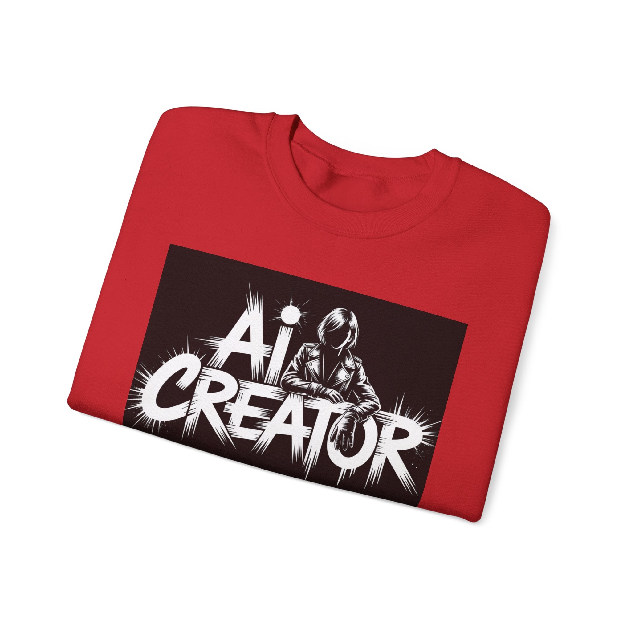 AI Creator  "Digital Rebel" Unisex Heavy Blend™ Crewneck Sweatshirt