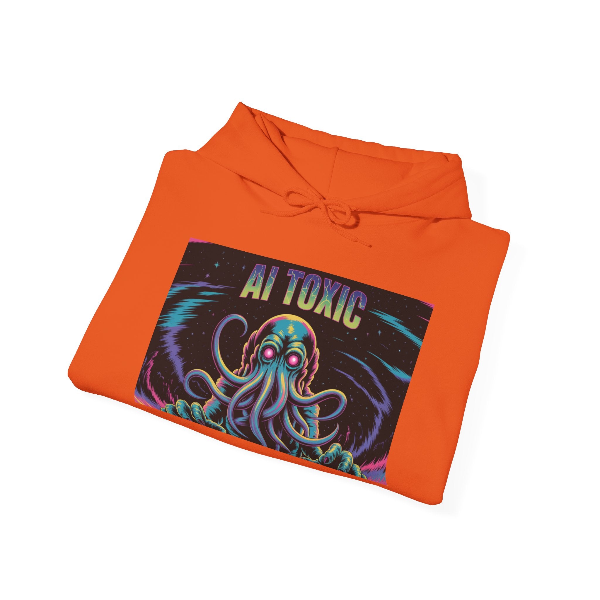 AI TOXIC  "Data  Overlord" Unisex Heavy Blend™ Hooded Sweatshirt