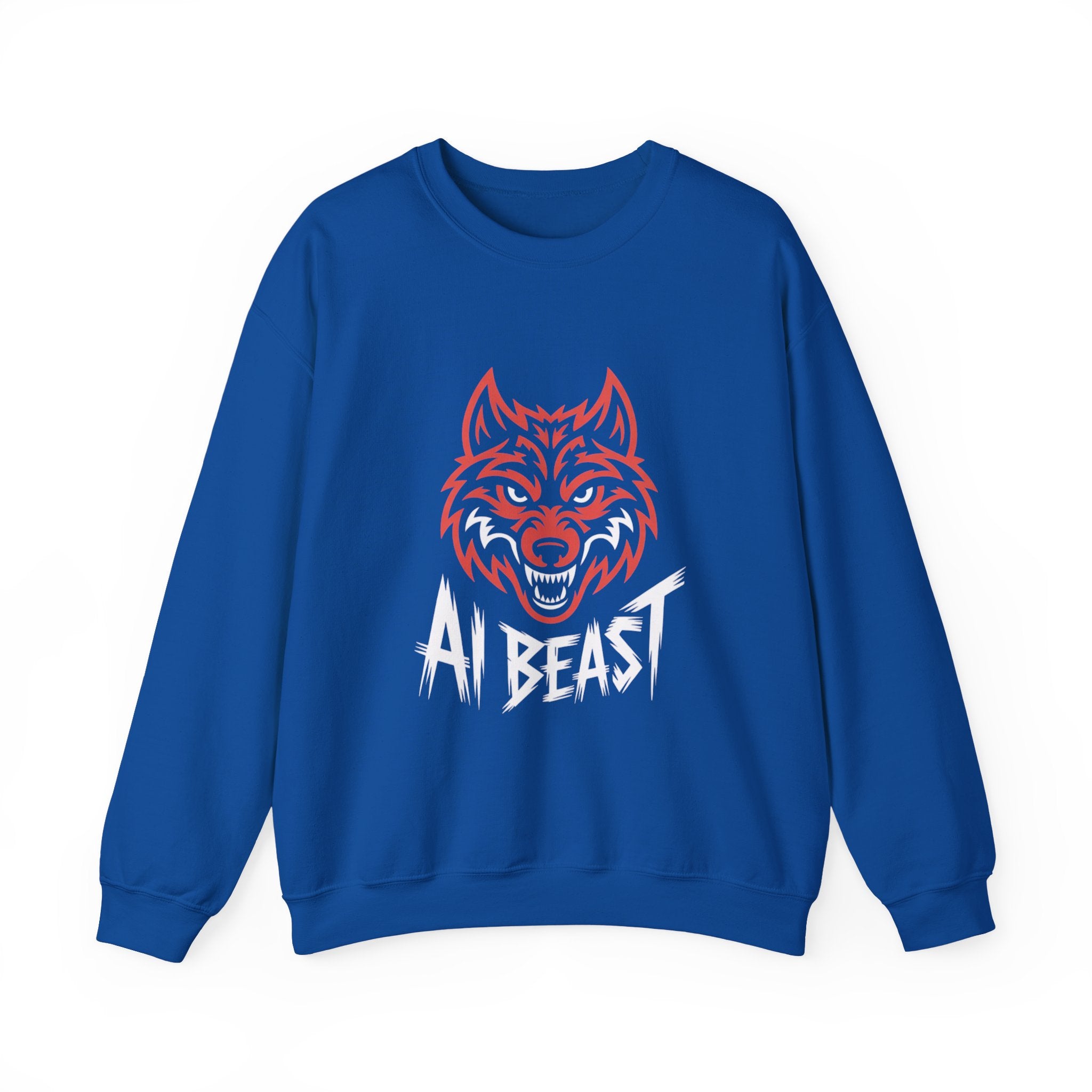 AI BEAST " Alpha Mode " Unisex Heavy Blend™ Crewneck Sweatshirt