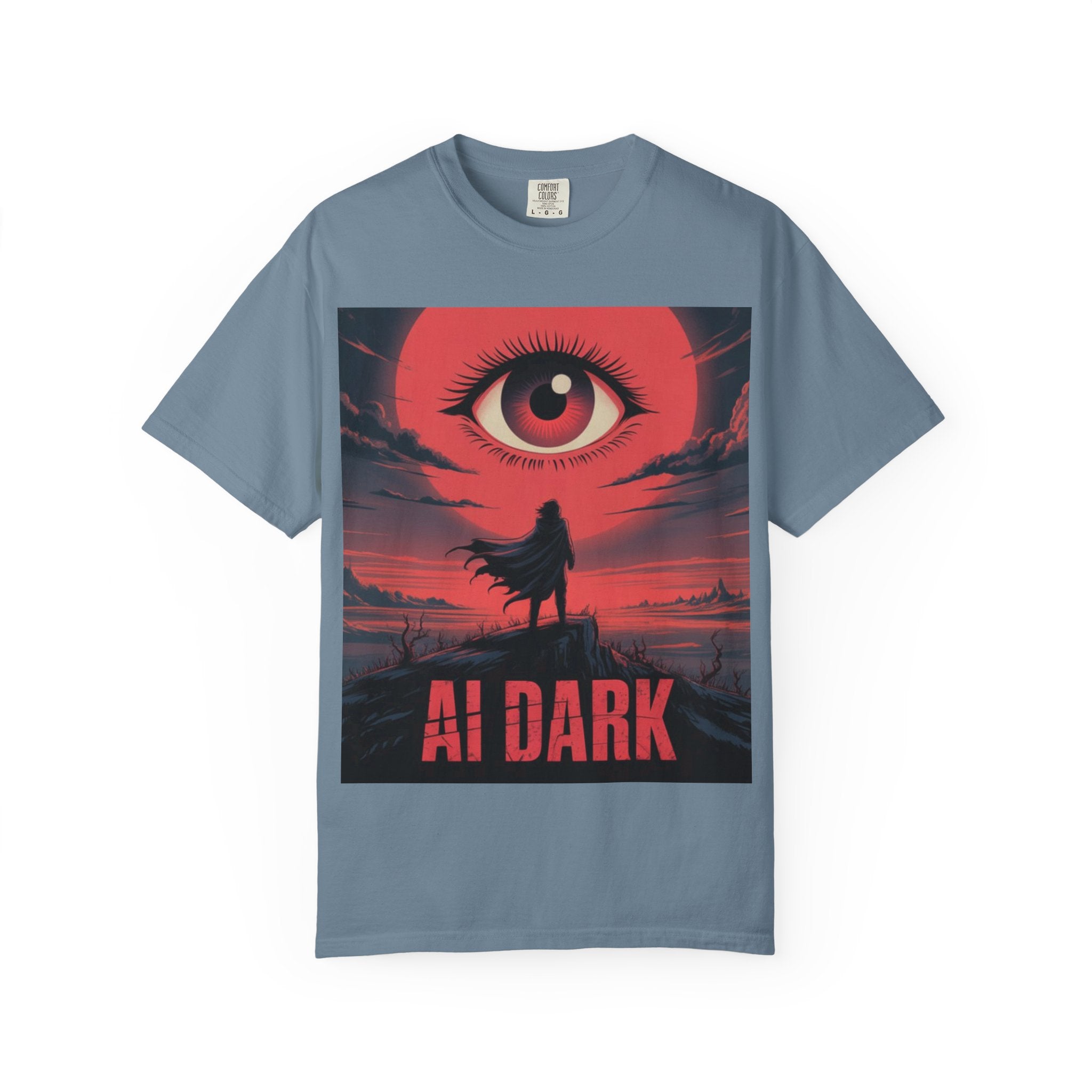 AI DARK “Shadow Protocol” Unisex Garment-Dyed T-shirt