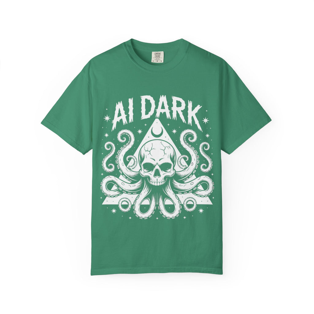 AI Dark  "Nightmare Network"  Unisex Garment-Dyed T-shirt