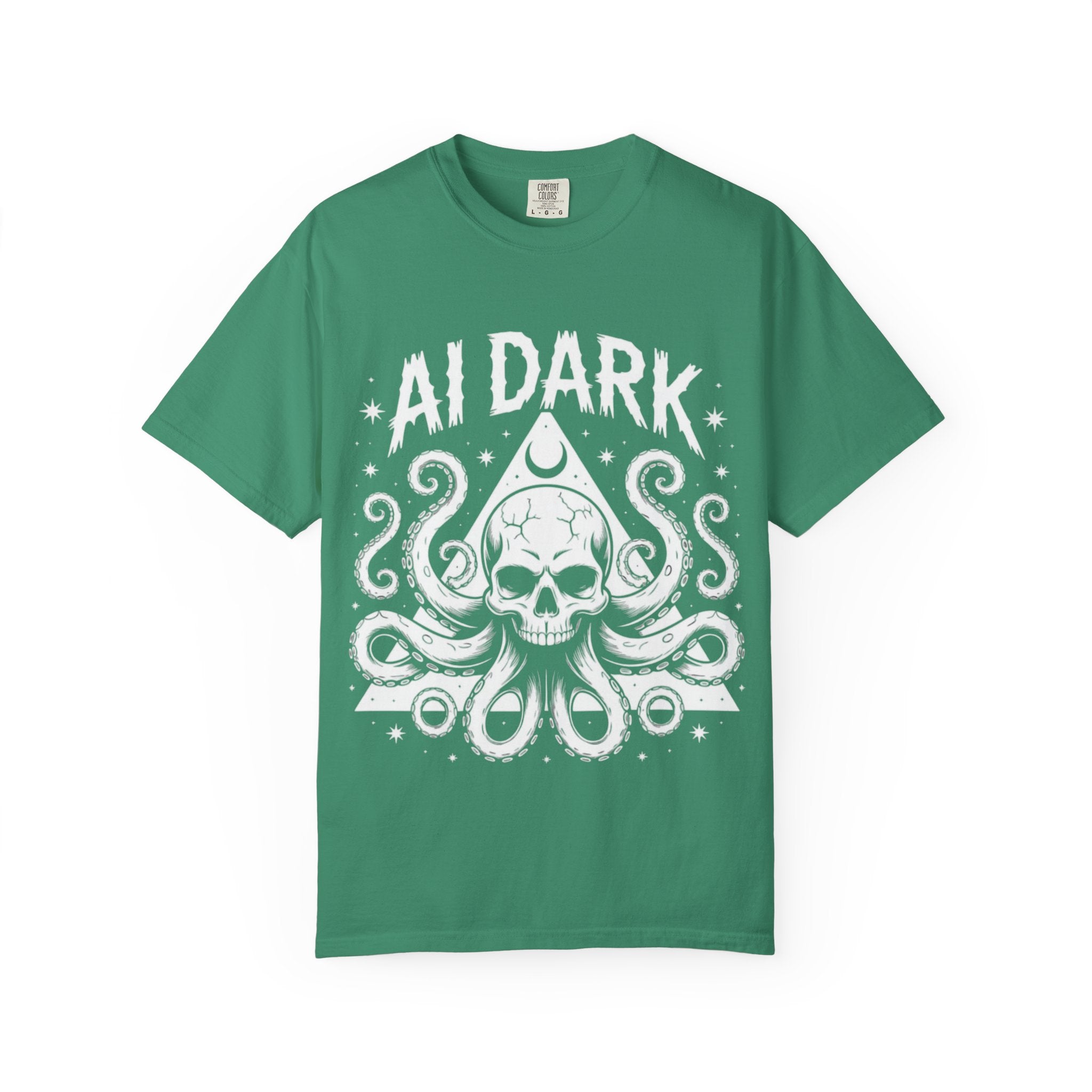 AI Dark  "Nightmare Network"  Unisex Garment-Dyed T-shirt