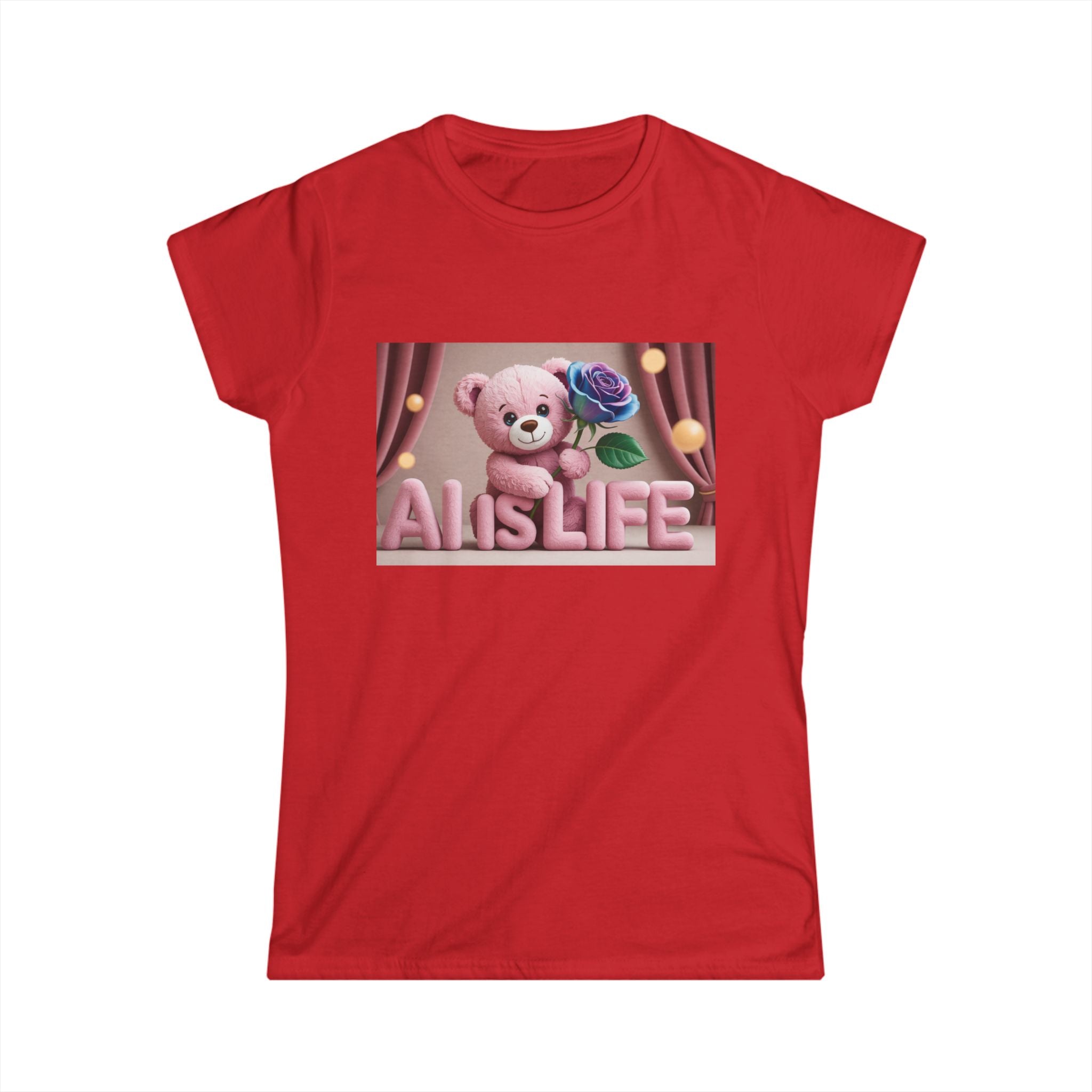 AI IS LIFE  "CUTE CIRCUIT" Women's Softstyle Tee