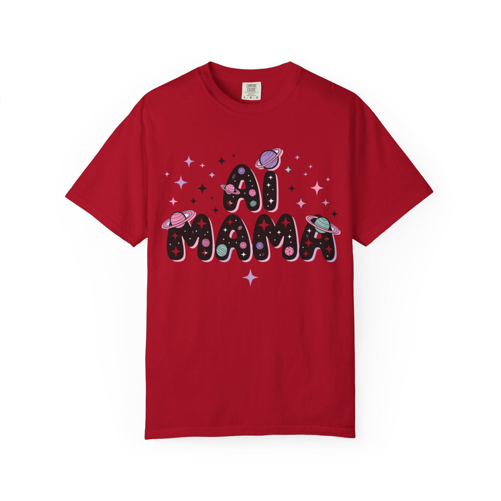 AI Mama "Digital Daydreamer" Unisex Garment-Dyed T-shirt