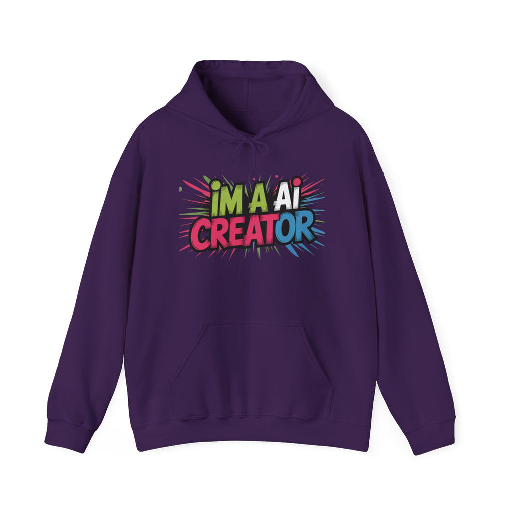 AI Creator  "Code Splash" Unisex Heavy Blend™ Hooded Sweatshirt