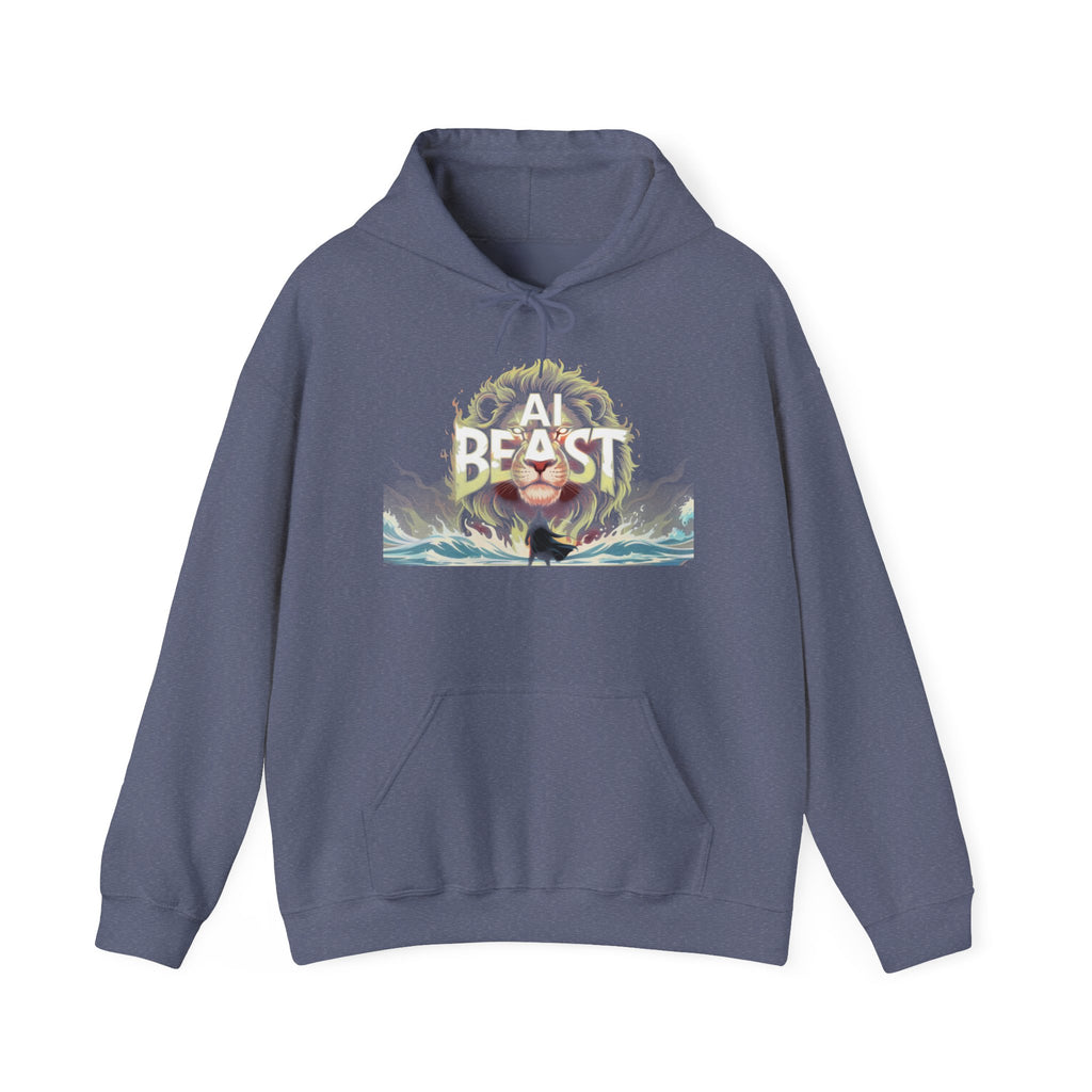 AI BEAST “Majestic Upload” Unisex Heavy Blend™ Hooded Sweatshirt