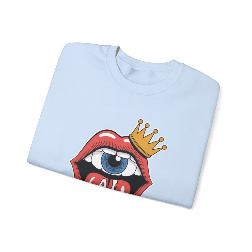 Ai Weird  "Royal Oddbyte" Unisex Heavy Blend™ Crewneck Sweatshirt