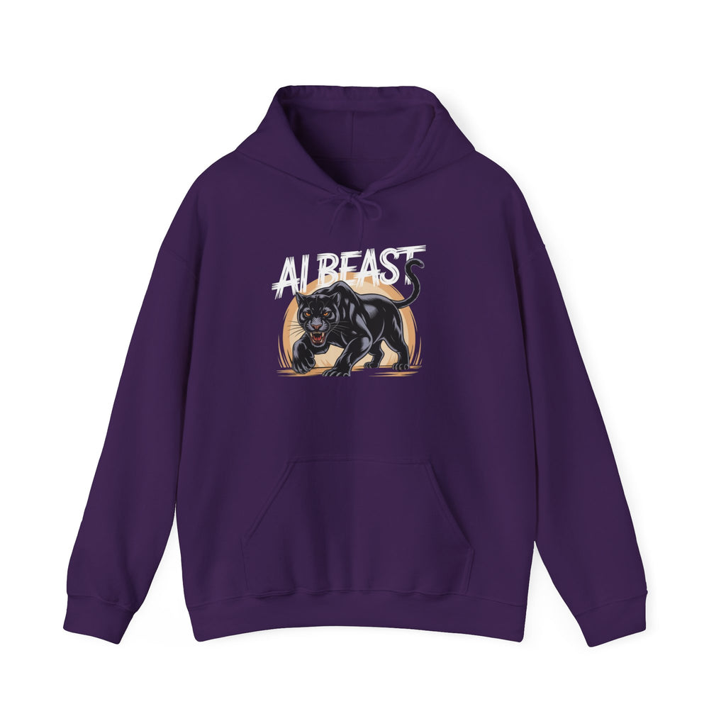 AI BEAST "Midnight Matrix" Unisex Heavy Blend™ Hooded Sweatshirt