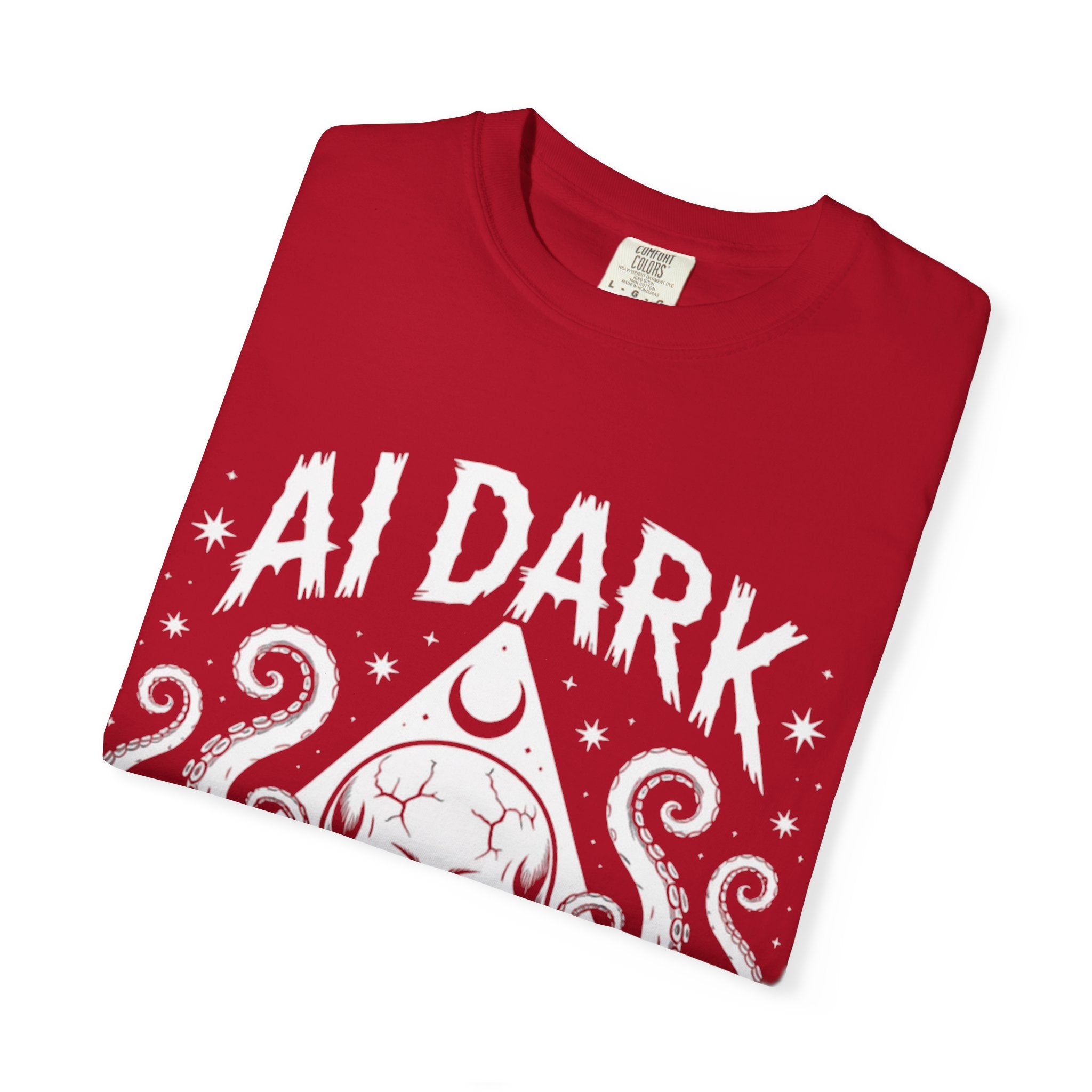 AI Dark  "Nightmare Network"  Unisex Garment-Dyed T-shirt