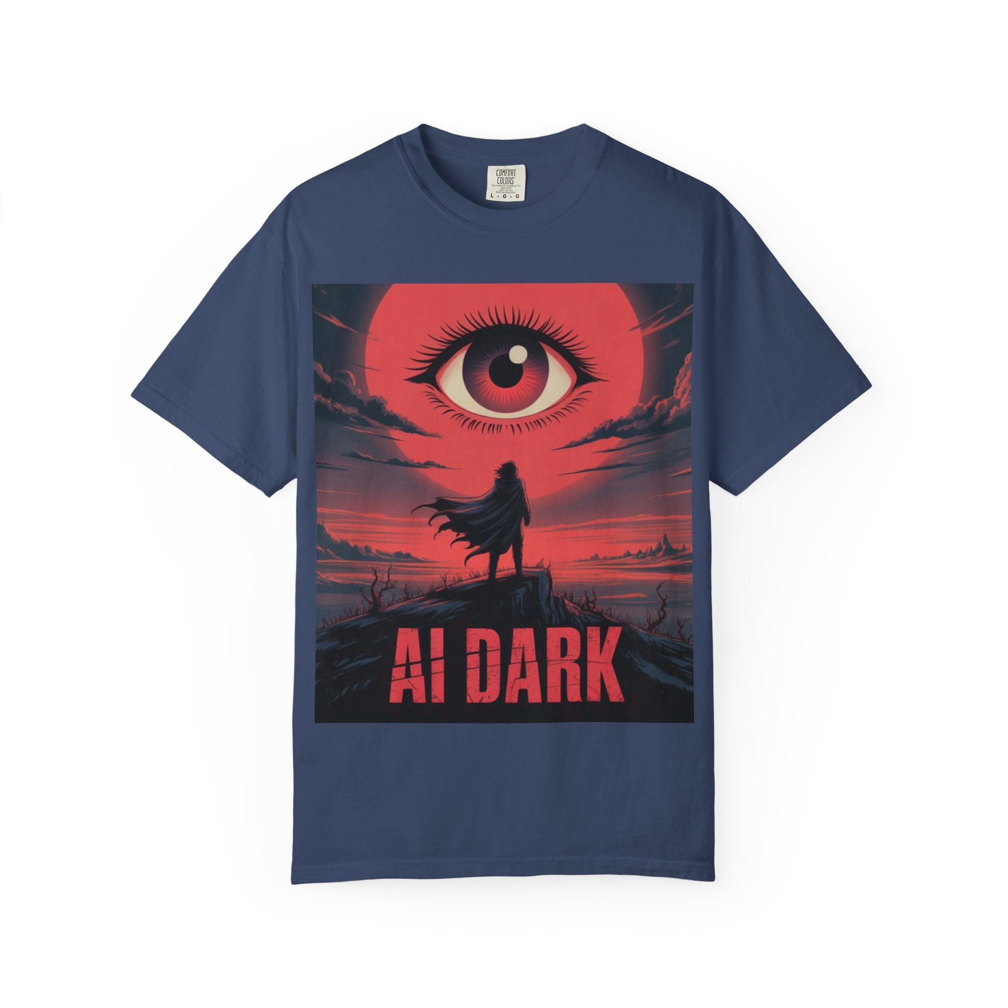 AI DARK “Shadow Protocol” Unisex Garment-Dyed T-shirt