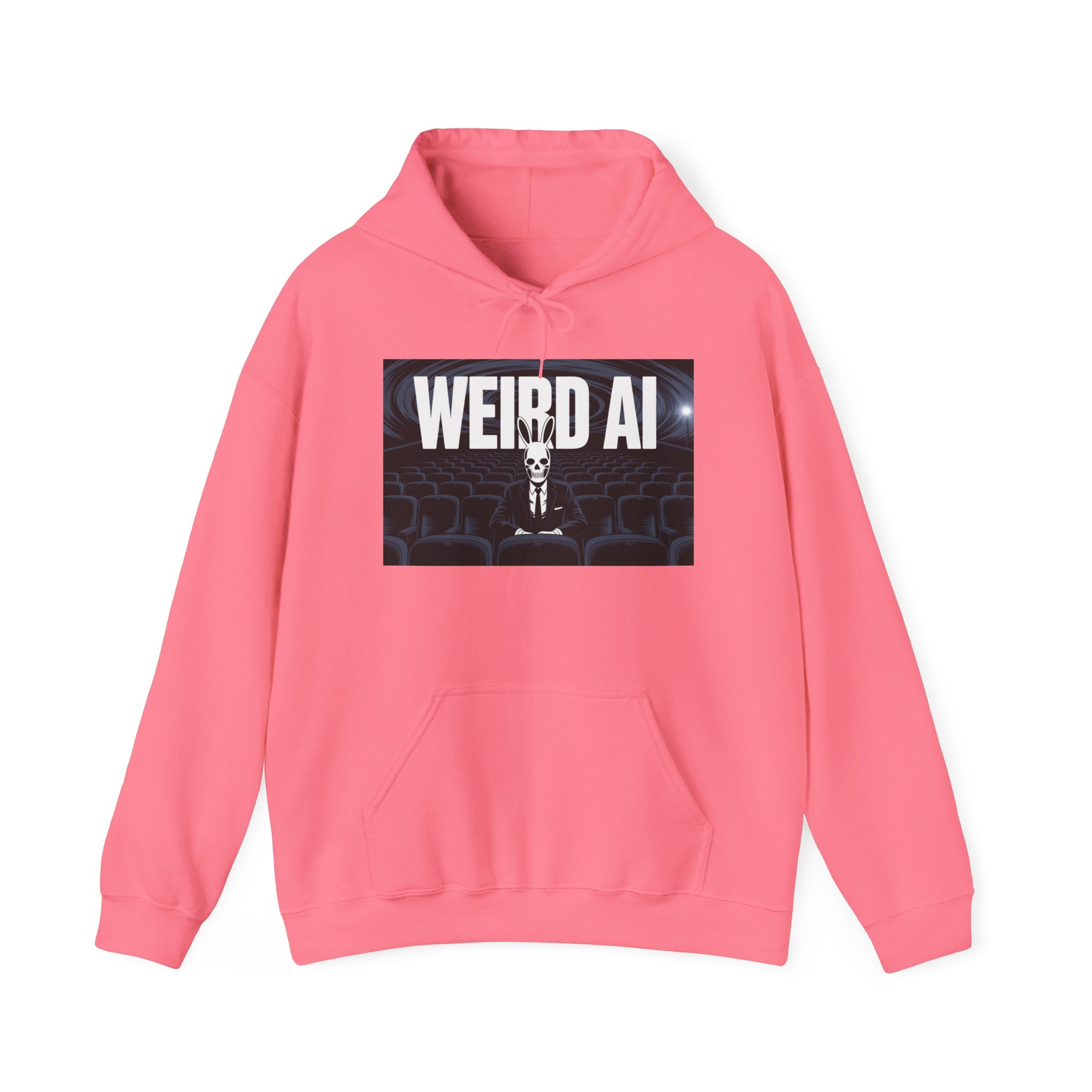 WEIRD AI  " Backrooms Theater "  Unisex Heavy Blend™ Hooded Sweatshirt