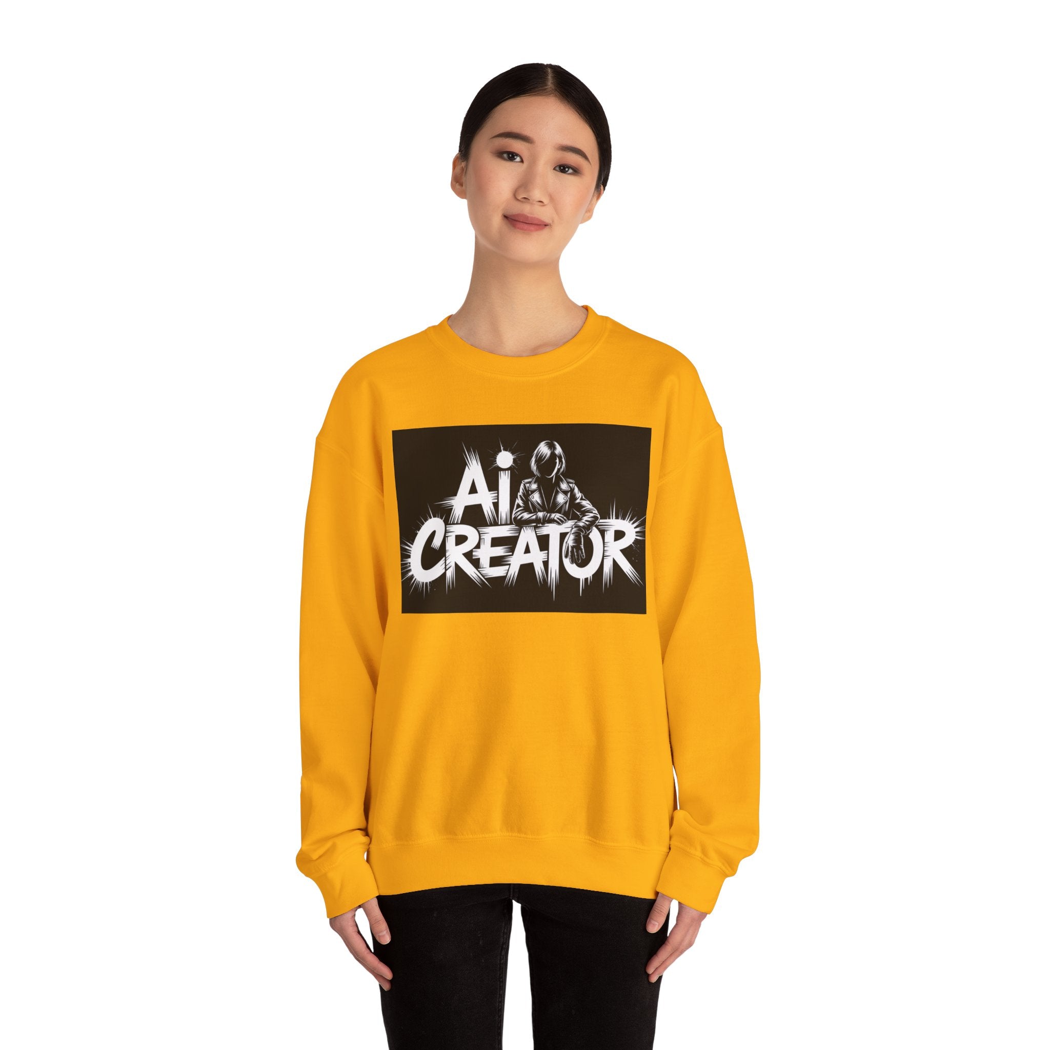 AI Creator  "Digital Rebel" Unisex Heavy Blend™ Crewneck Sweatshirt