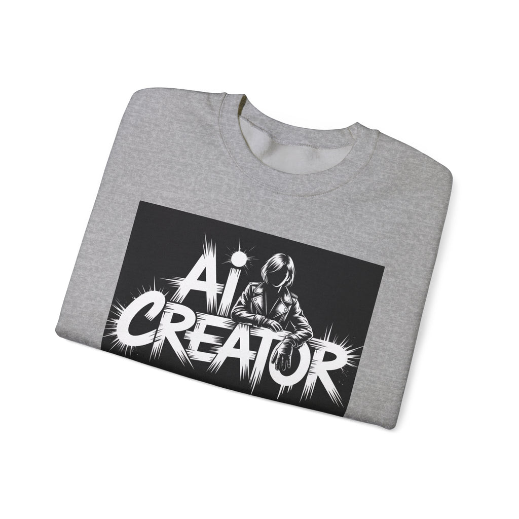 AI Creator  "Digital Rebel" Unisex Heavy Blend™ Crewneck Sweatshirt