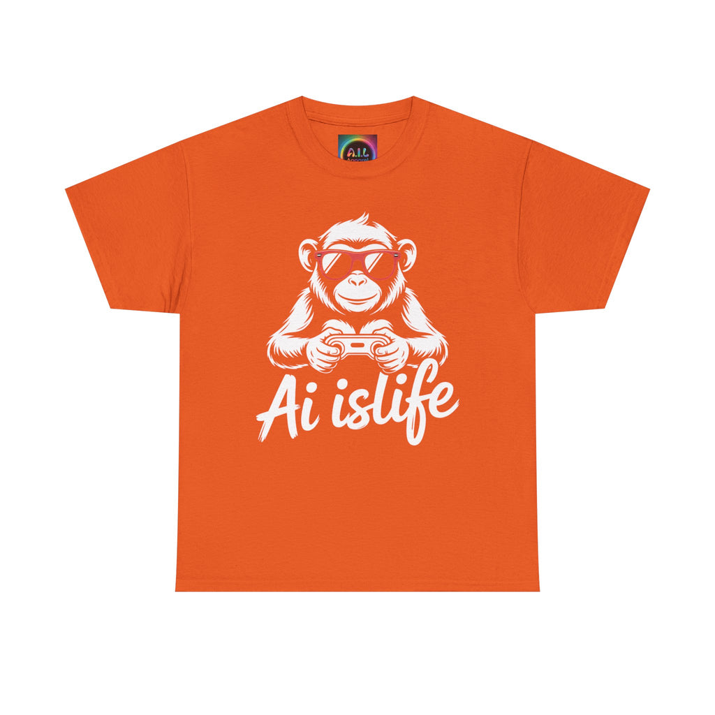 AI Is Life "GAMER CHIMP ELITE" Unisex Graphic T-Shirt