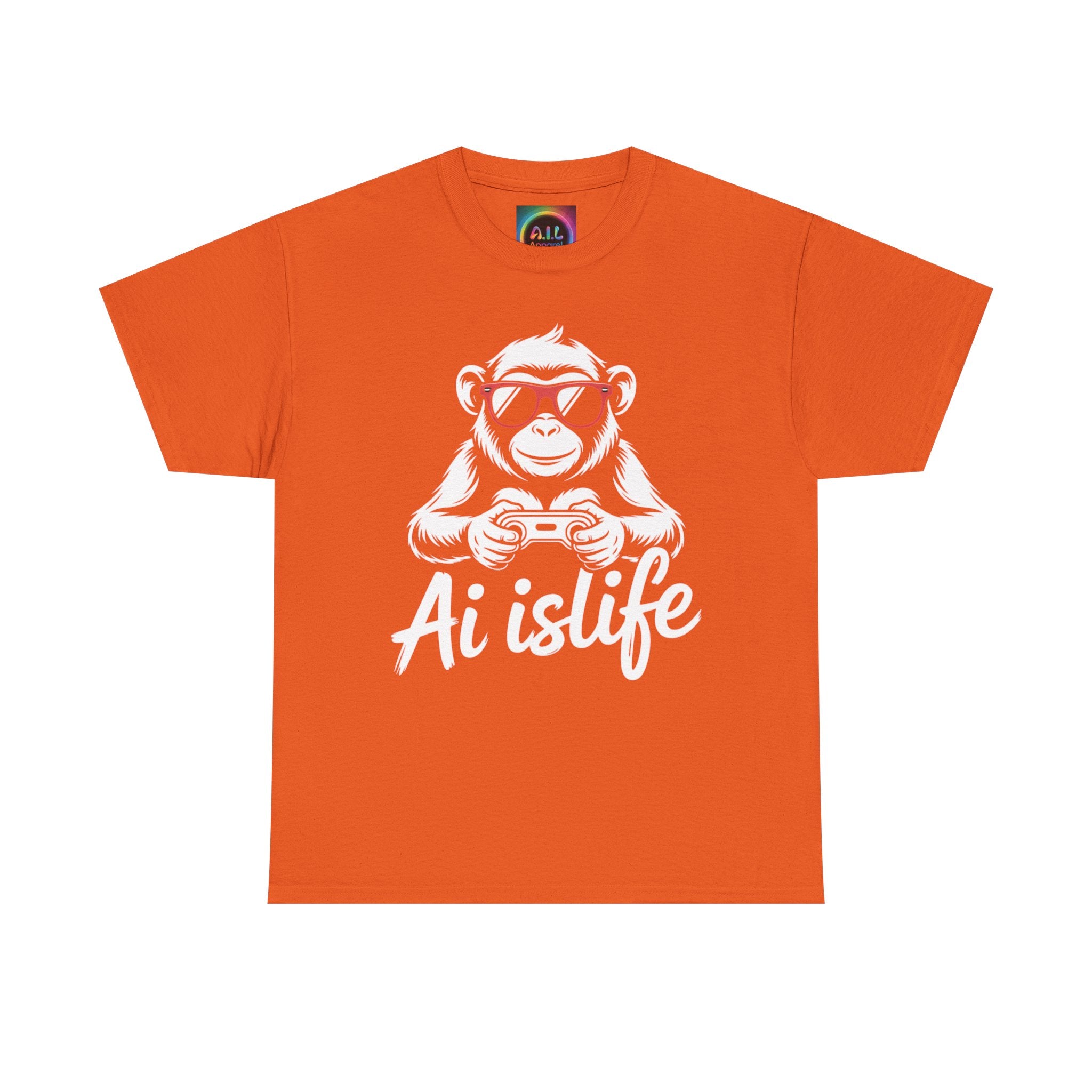 AI Is Life "GAMER CHIMP ELITE" Unisex Graphic T-Shirt